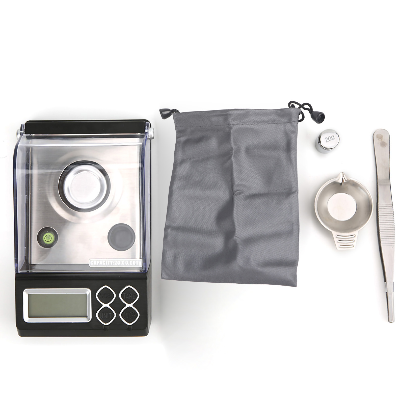 Hochpräzise Professionelle Digitalwaage, Elektronische Miniwaage Für Schmuckpulver, In Milligramm, 20 G/0,001 G