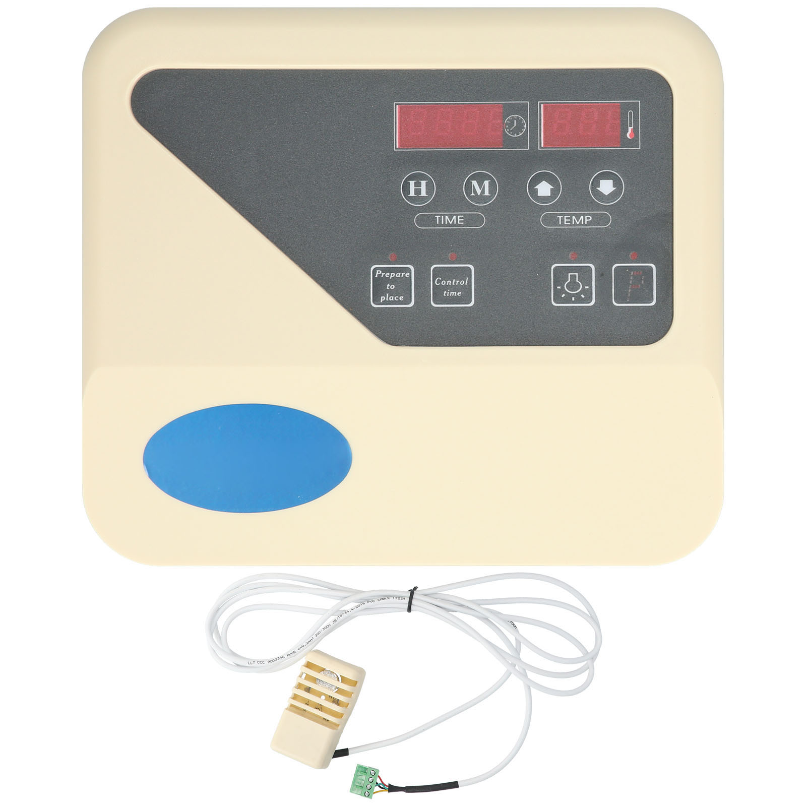 Temperaturregler Für Saunaofen, Externes Digitales Lcd-display Mit Sonde Für Trockenheizung 380 V