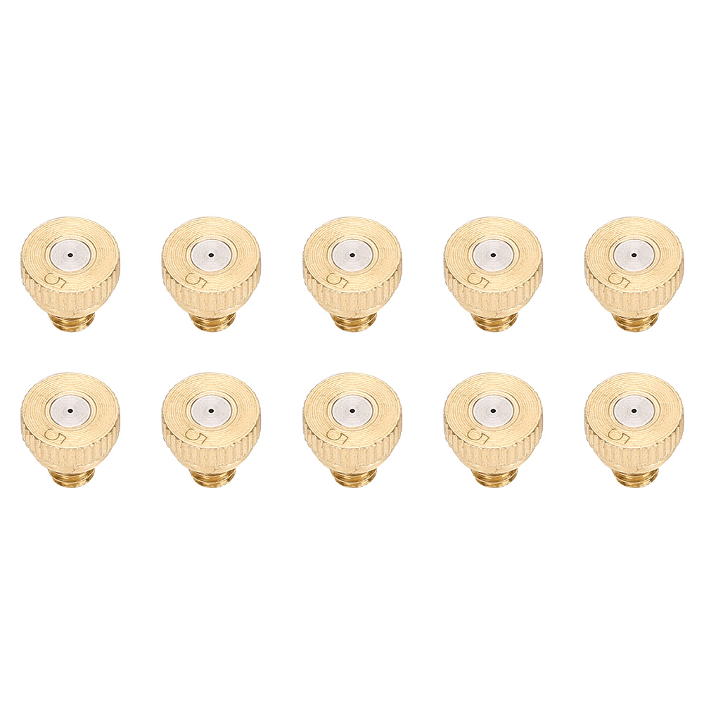 Niederdruck-zerstäuberdüse, Leitungswasser, Messing-sprühkopf, 0,5 Mm, 10er-packung