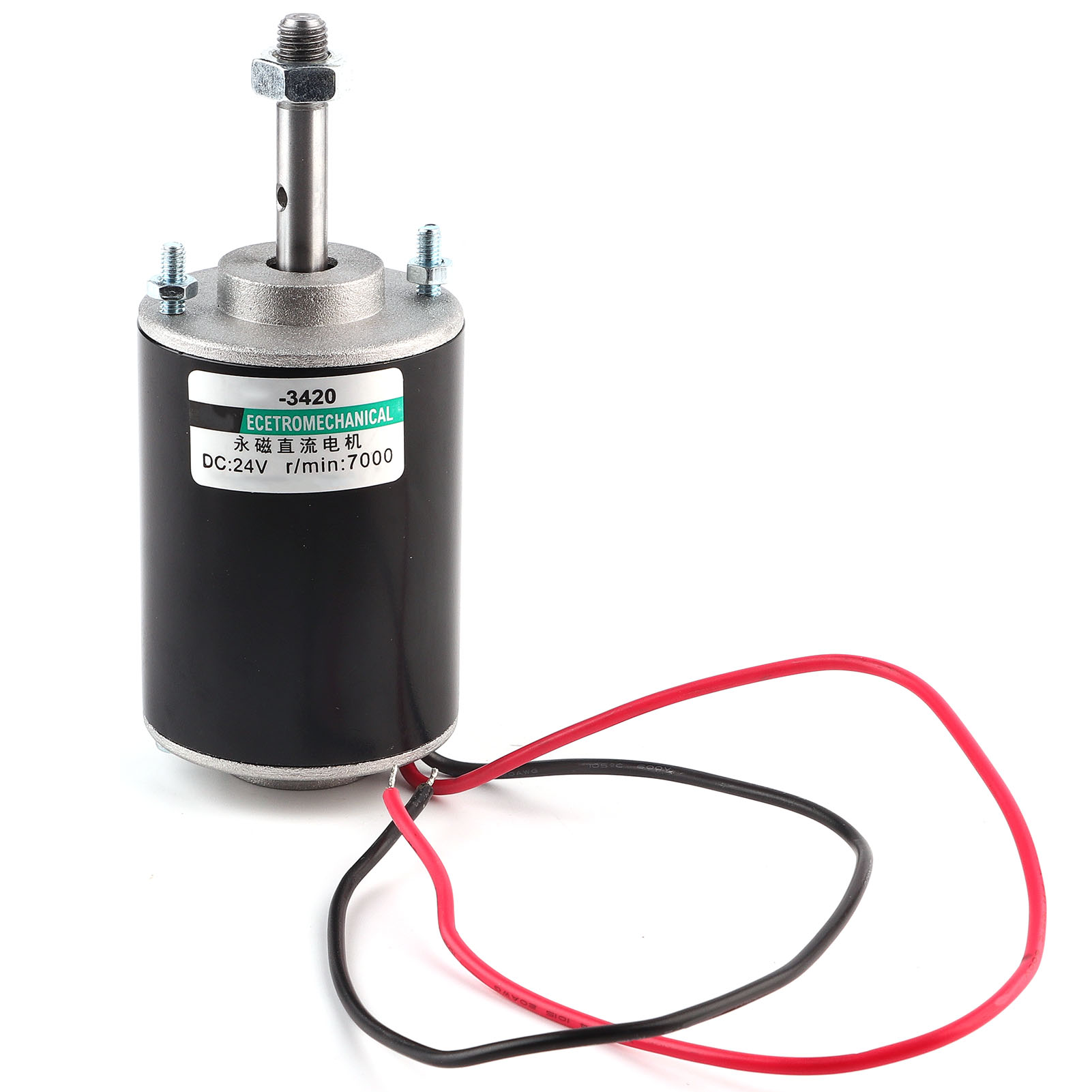 Hochtouriger 12/24v 30w Permanentmagnet-gleichstrommotor Für Diy-generatoren (24v 7000rpm)