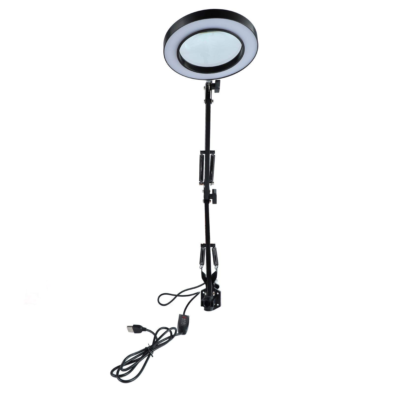 10-fache Vergrößerungslampe, Verstellbare Led-schreibtischlampe Mit Klemme Für Wartungsarbeiten