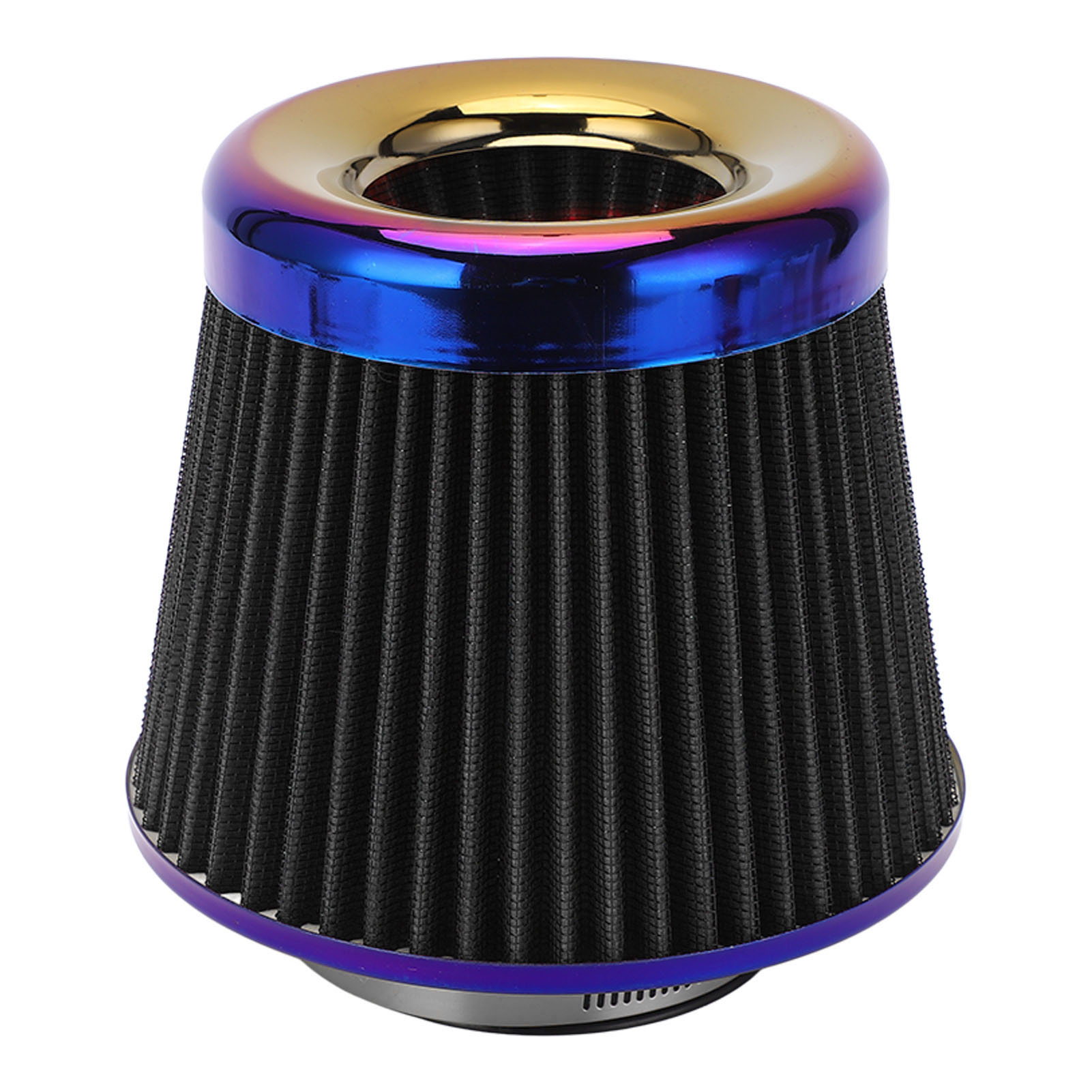 76-mm-luftfilter (3 Zoll) Für Pkw, Hohe Leistung, Waschbar Und Wiederverwendbar, Universelles Zubehör, Schwarz