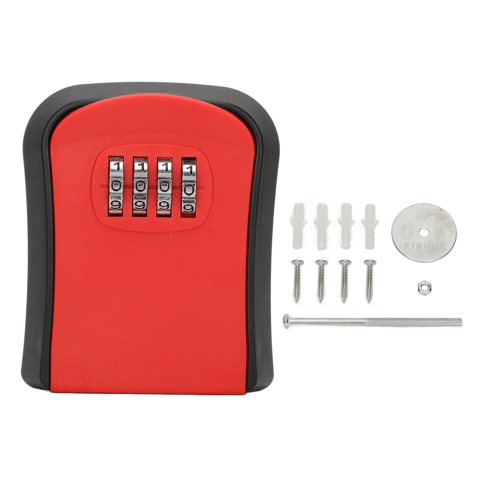 Abs-wandsafe Mit Zahlenschloss, Wasserdicht, Für 4-stellige Schlüssel Und Kapazität Für 5 Schlüssel.