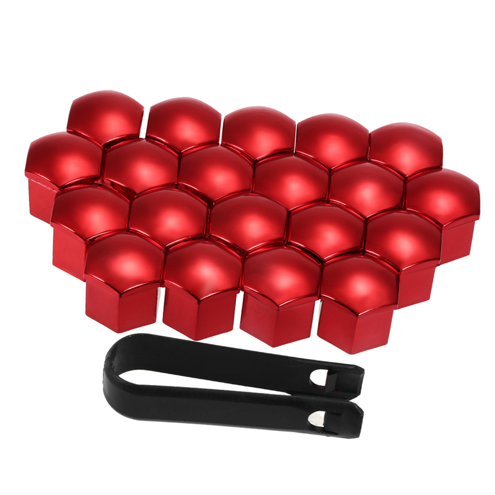 Universelle 21-mm-mutternabdeckungen, 20er-packung, Schraubenschutz