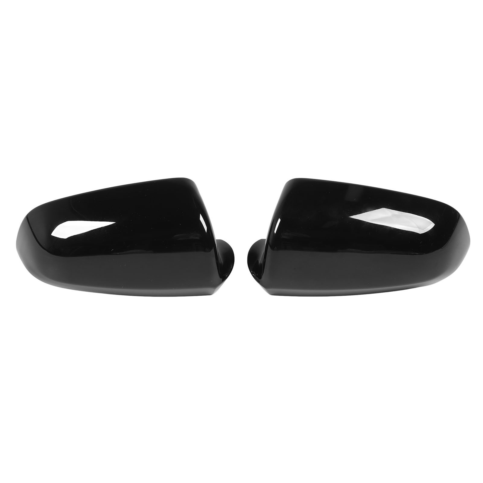 1 Paar Seitenspiegelkappen, Glänzend Schwarz, Stilvoll, Farbenfroh, Leicht, Für X3 X4 X5 X6 X7 G01 G02