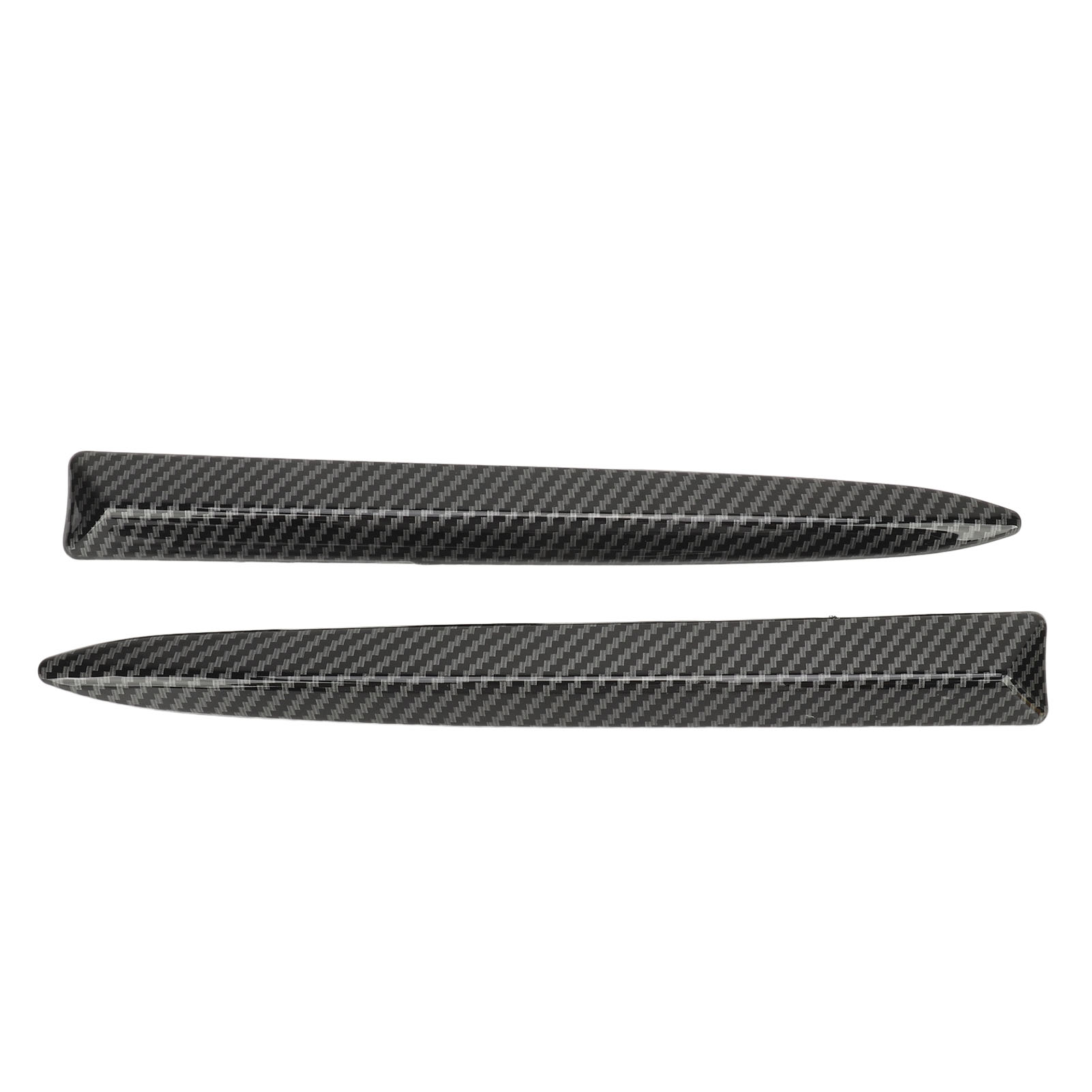 1 Paar Obere Frontstoßstangenleisten, Zierleiste Für Den Kühlergrill Aus Kohlefaser 735455041, Ersatzteil Für Fiat 500 2007 – 2015