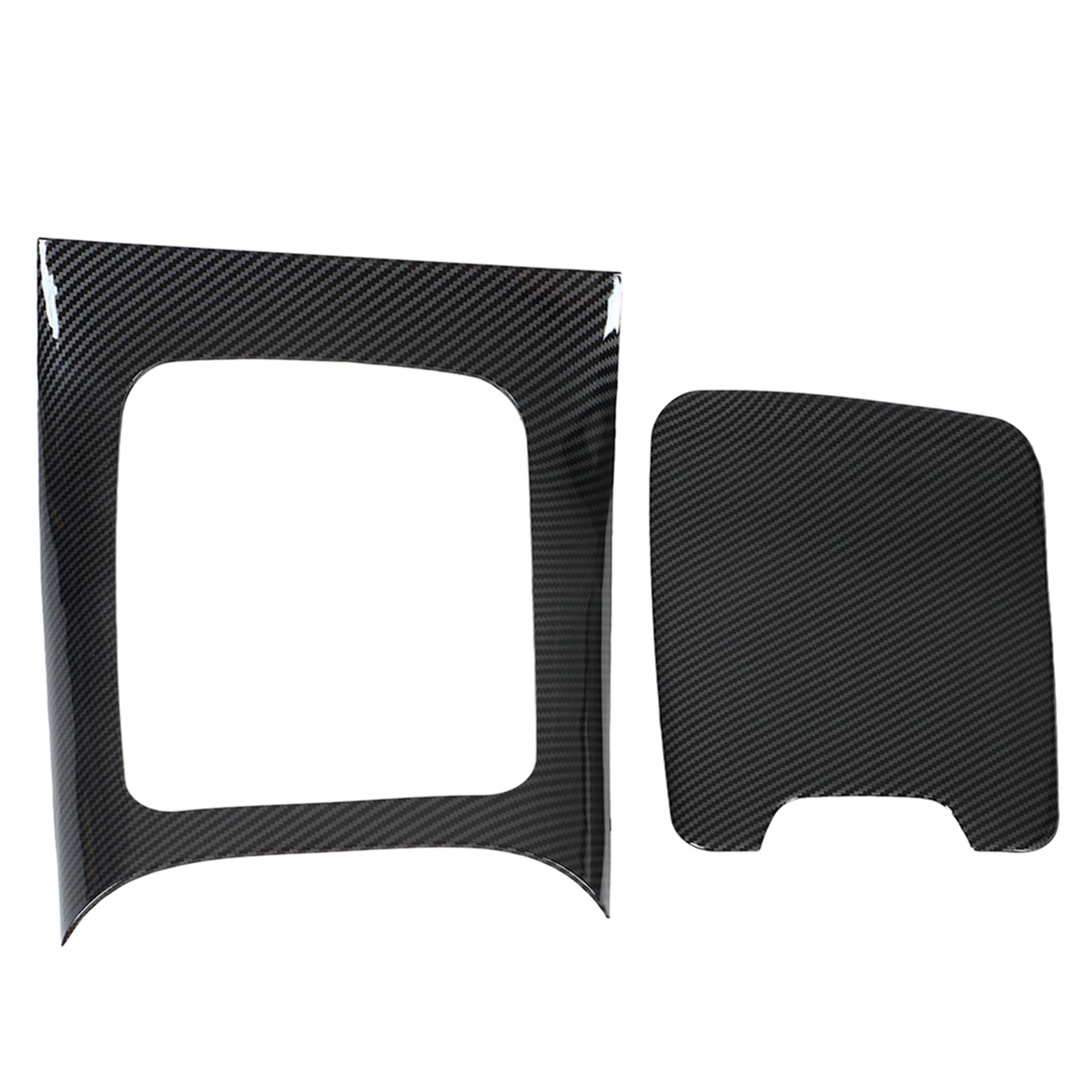 Mittelkonsole Aus Kohlefaser Für Den Schalthebel, 2-teilig, Ersatzverkleidung Für Mercedes-benz C-klasse W206 S206 (linkslenker)