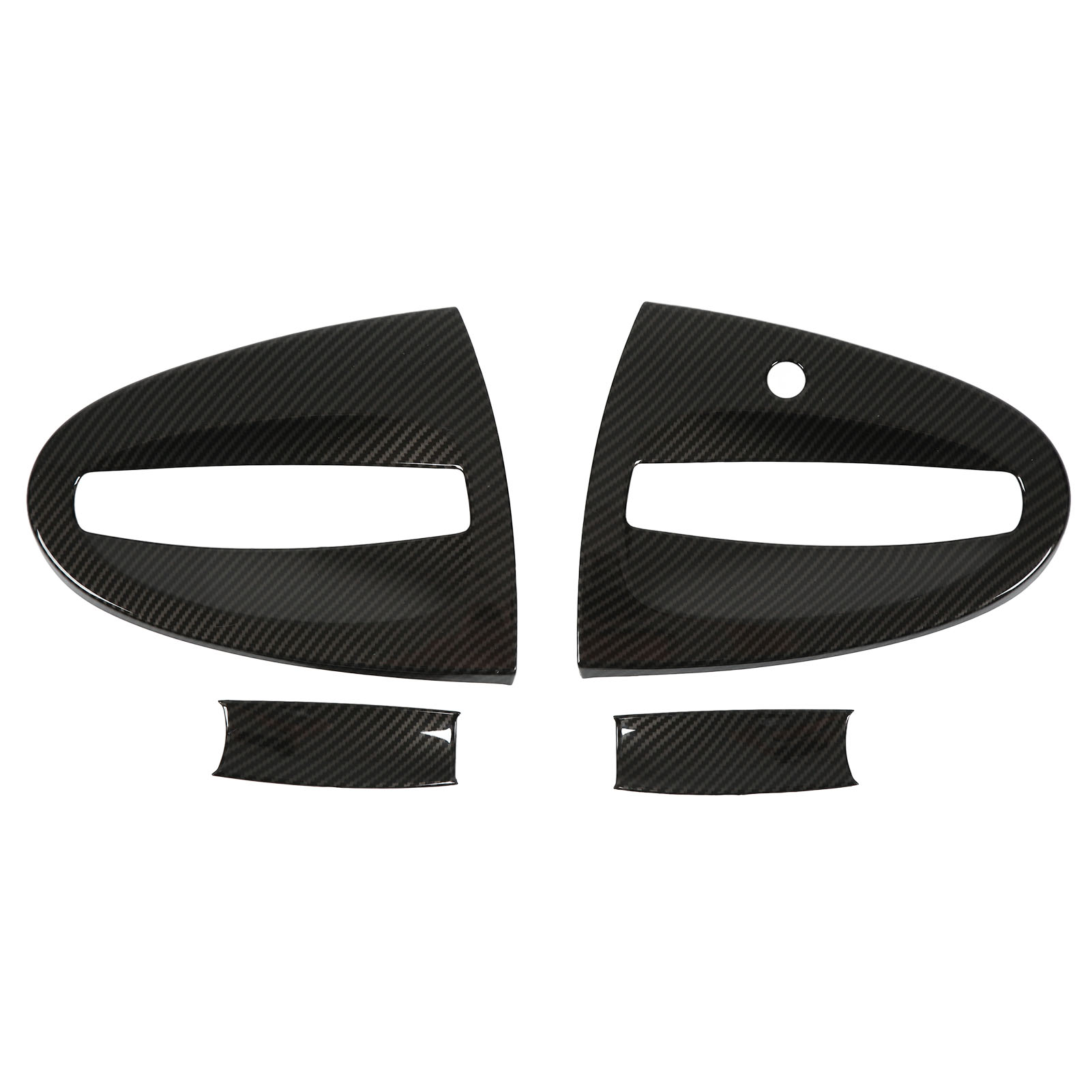Türgriffe Aus Kohlefaser Für Den Außenbereich, 4er-set, Ersatzabdeckung Für Smart Fortwo W451 2009 – 2015