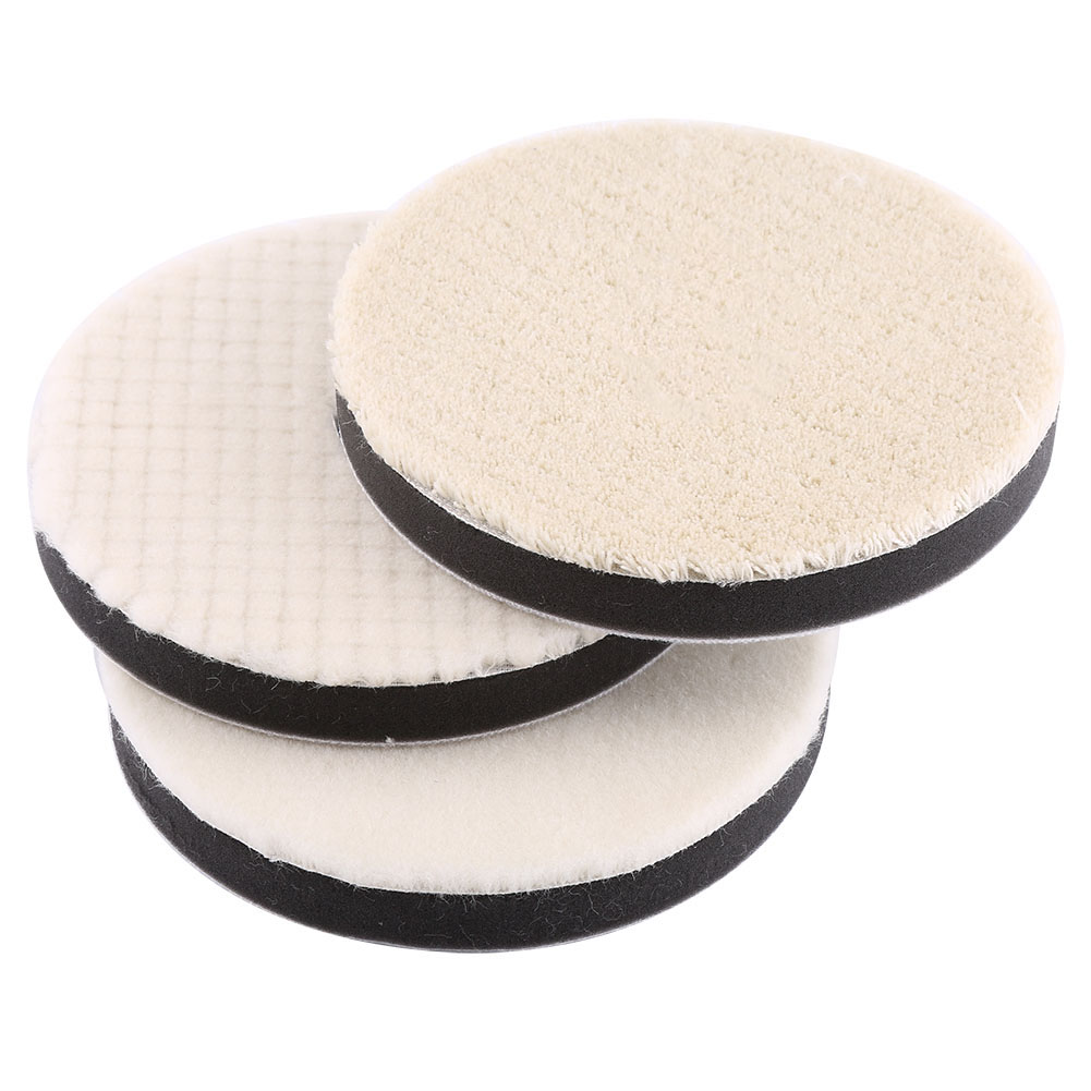 12,7 Cm (5 Zoll) Wollpolierpads, 3er-set, Für Autopoliermaschine