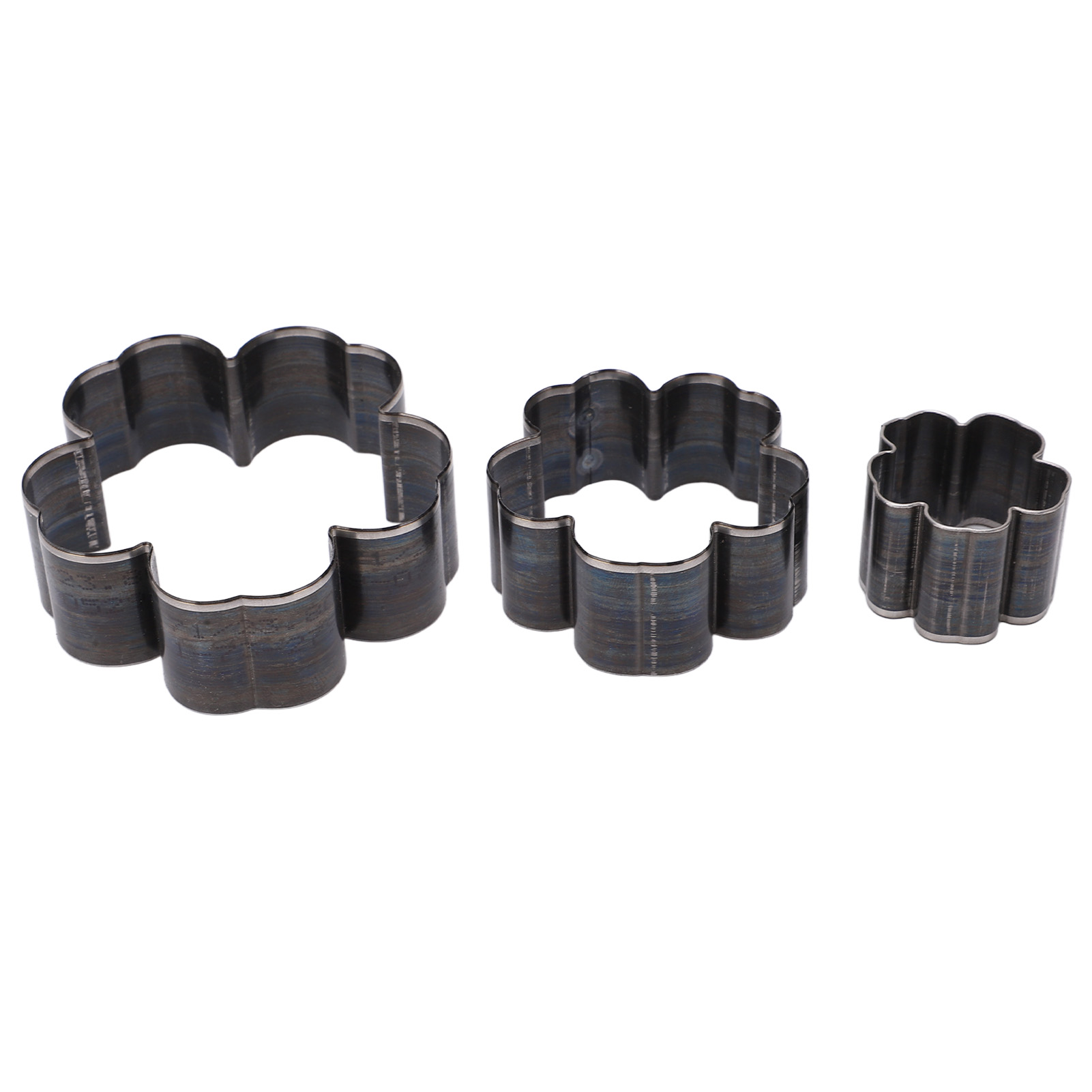Set Mit 3 Blumenstanzen Aus Legiertem Stahl, 1,2 Zoll, 2 Zoll Und 2,8 Zoll Hohlstanzwerkzeug Für Handgefertigte Lederwaren