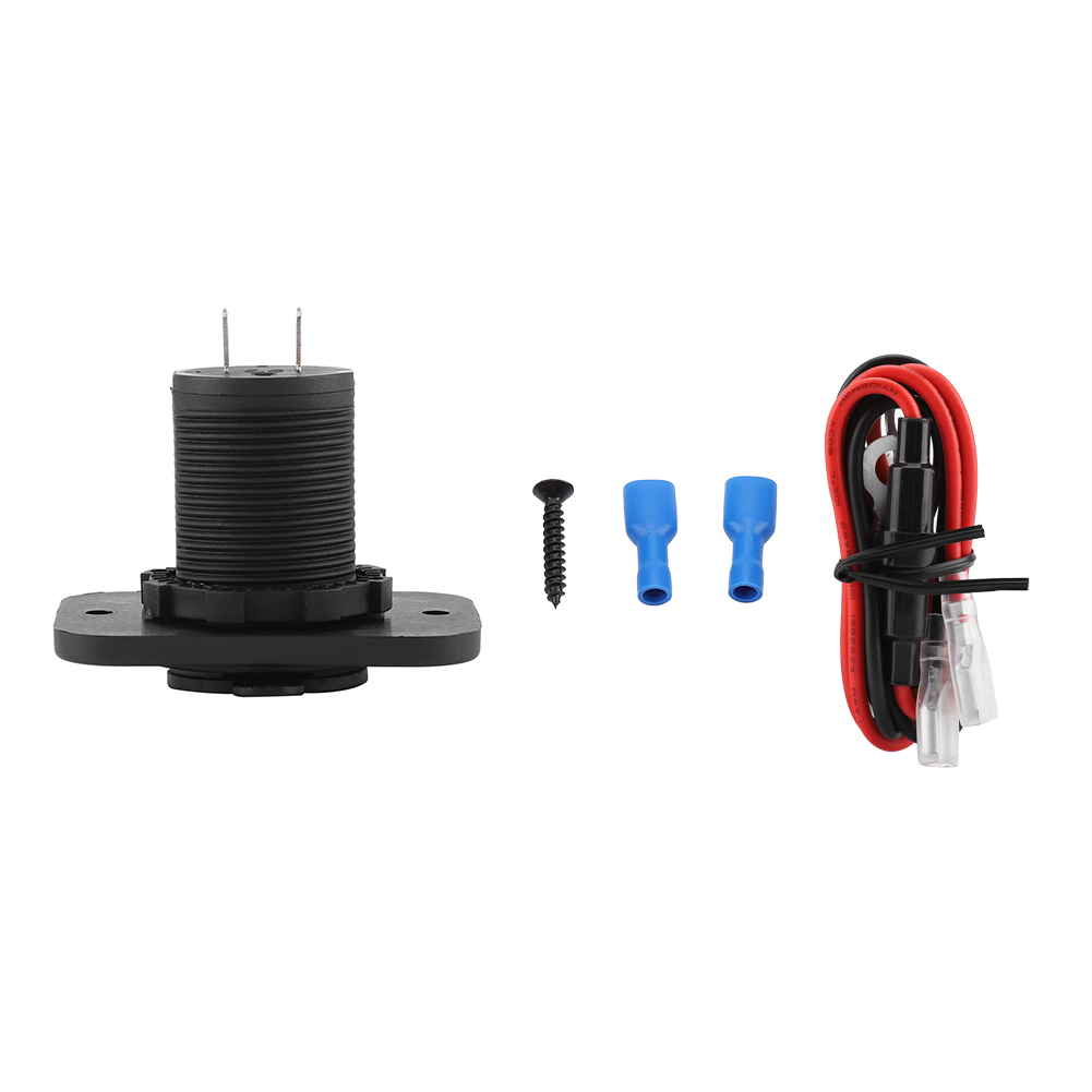 Autoladegerät, Ladebuchse, 12-v-eingang, Energiesparend, Zwei Usb-anschlüsse, Schwarz, Für Mobiltelefone