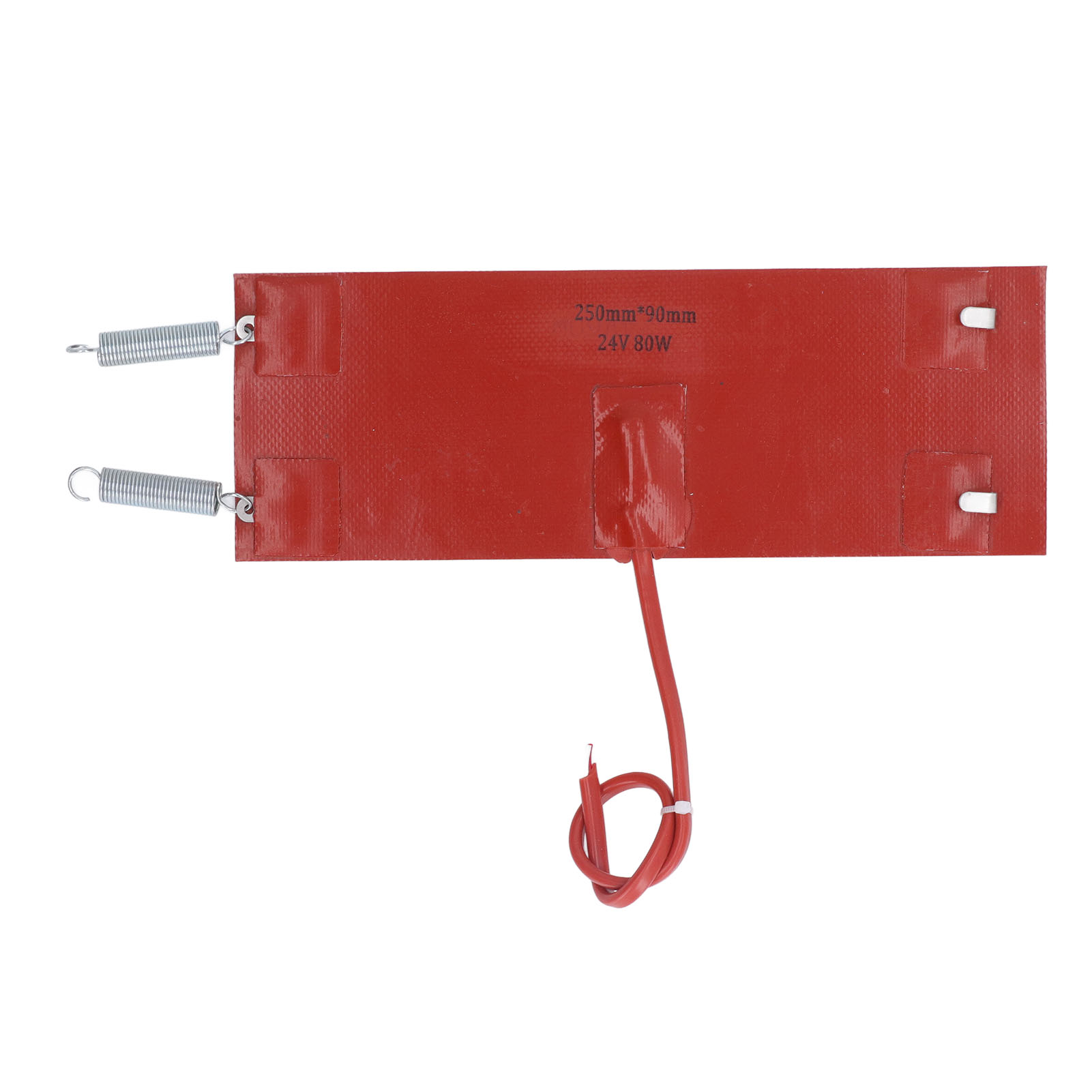 Silikon-heizmatte, Effiziente Und Wasserdichte Isolierung, Für Kfz-maschinen Und -geräte, 80 W, 250 Mm X 90 Mm, 24 V Dc
