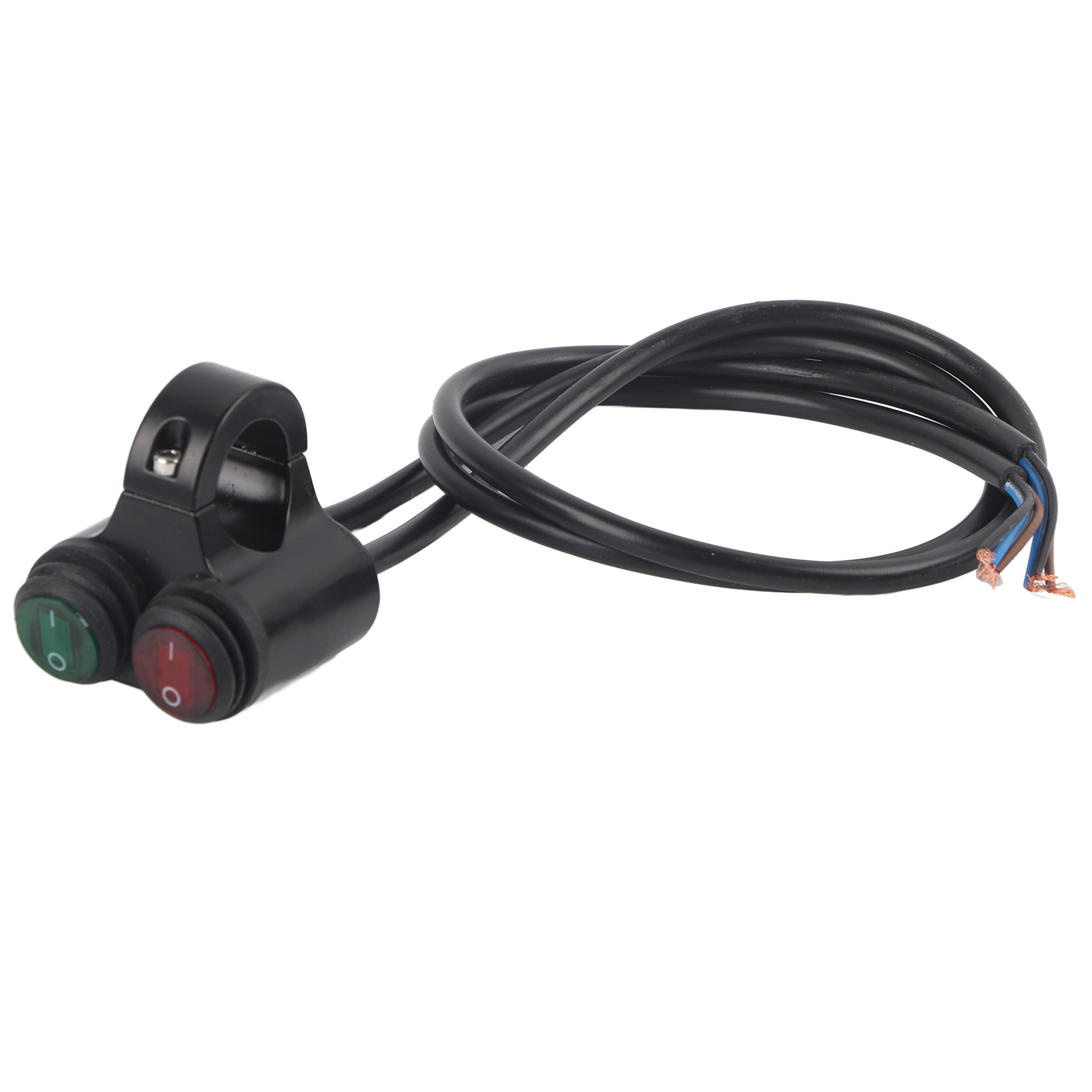 Universeller Motorradlenker-scheinwerfer, 22 Mm, Bremslicht, Nebelscheinwerfer, Hupe, Doppelknopfschalter, Modell D