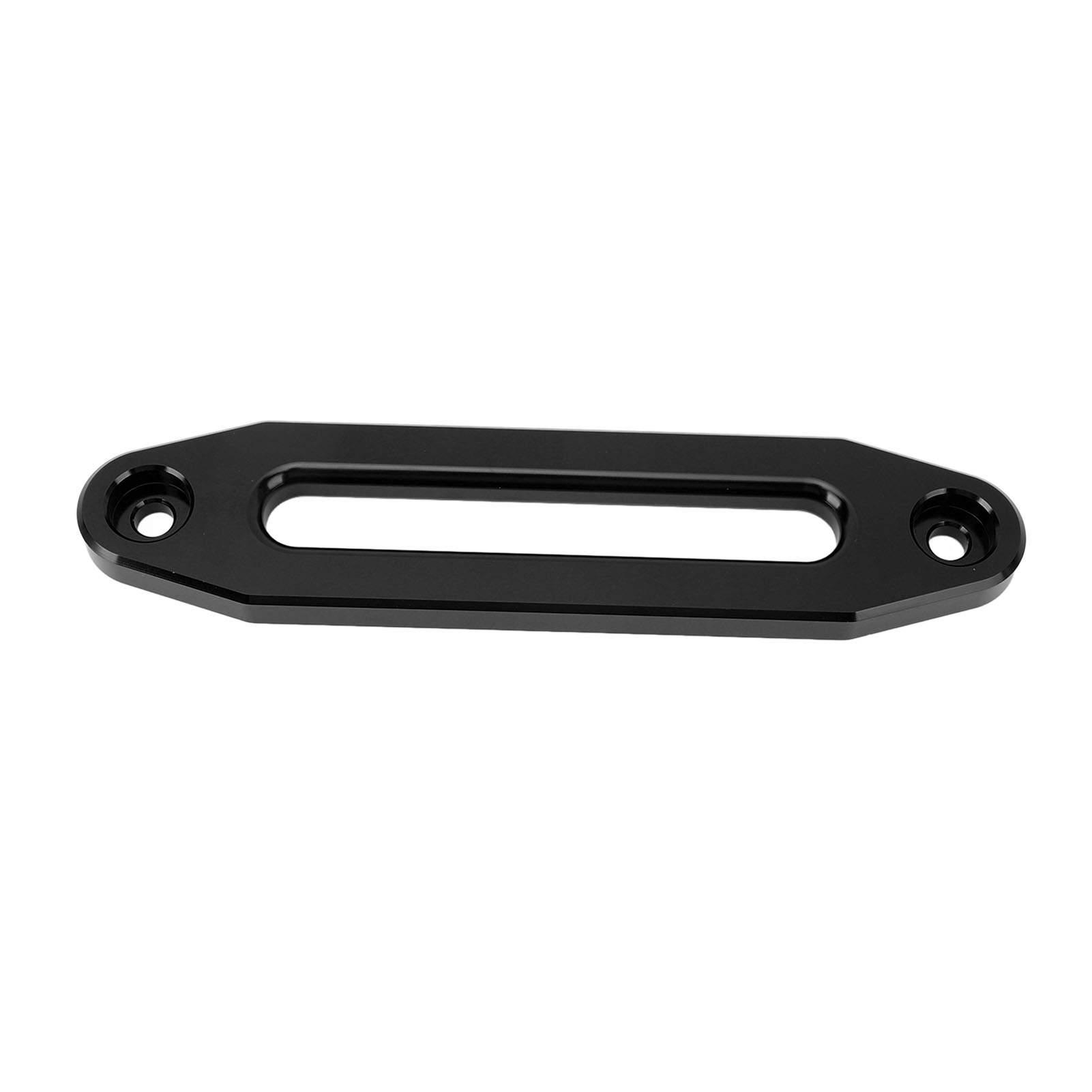 11,6-zoll-windenseilführung, Aluminiumlegierung, 12.000 Lb, Synthetische Abschleppseile, Schwarz