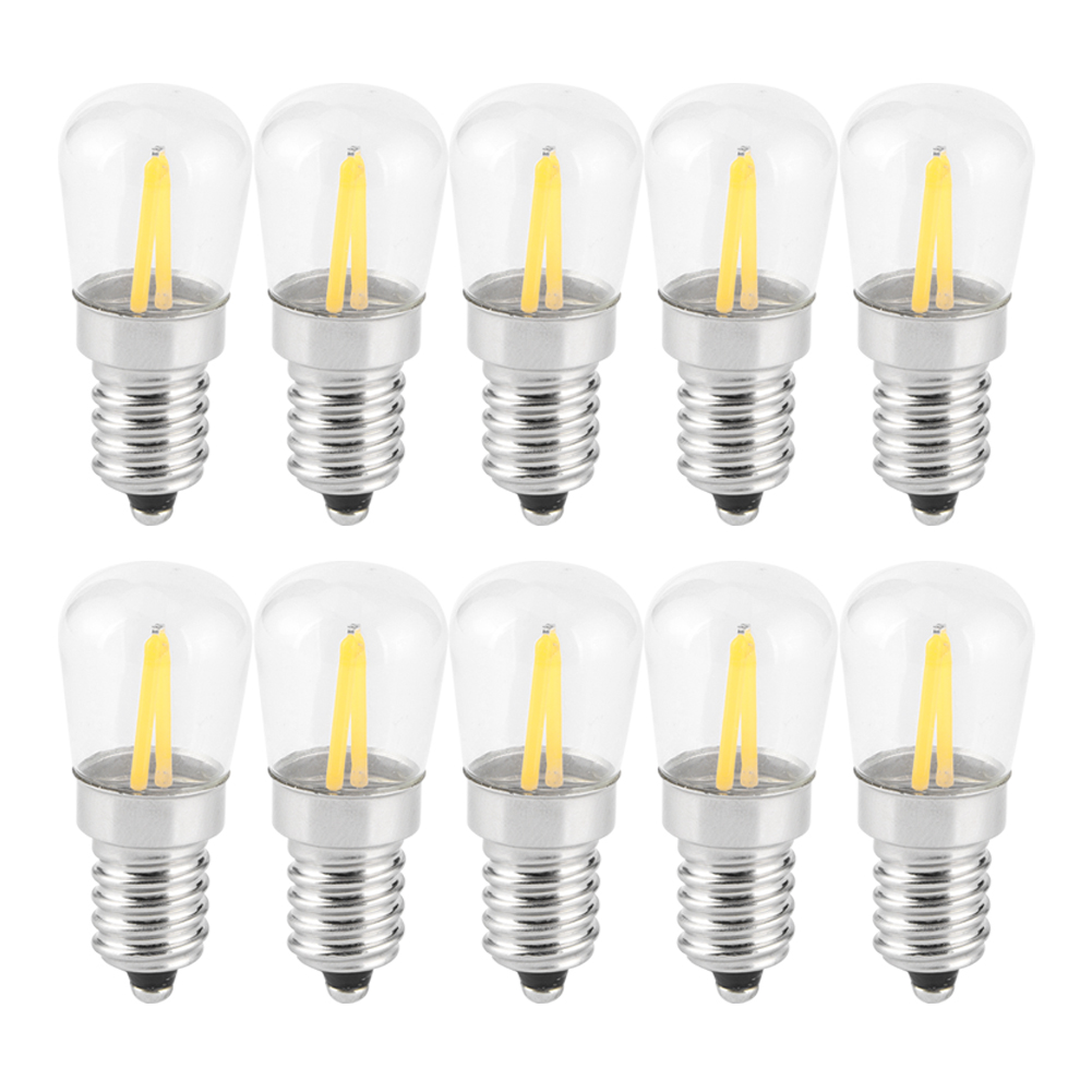 Miniatur-led-lampe Mit Kurzem Glühfaden, E14-sockel, 1,5 W, 230 V Wechselstrom, Für Haushalt, Auto, Möbel, Hotels Und Beleuchtung.