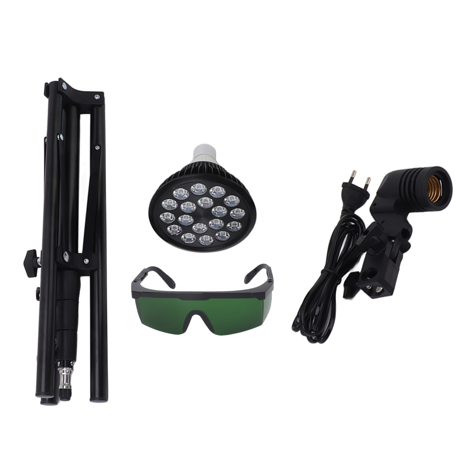 Solar-bräunungslampe (460 Nm), Verstellbares Stativ, 54 W, 100–240 V, Mit Gesichts- Und Körperlampen, Europäischer Stecker