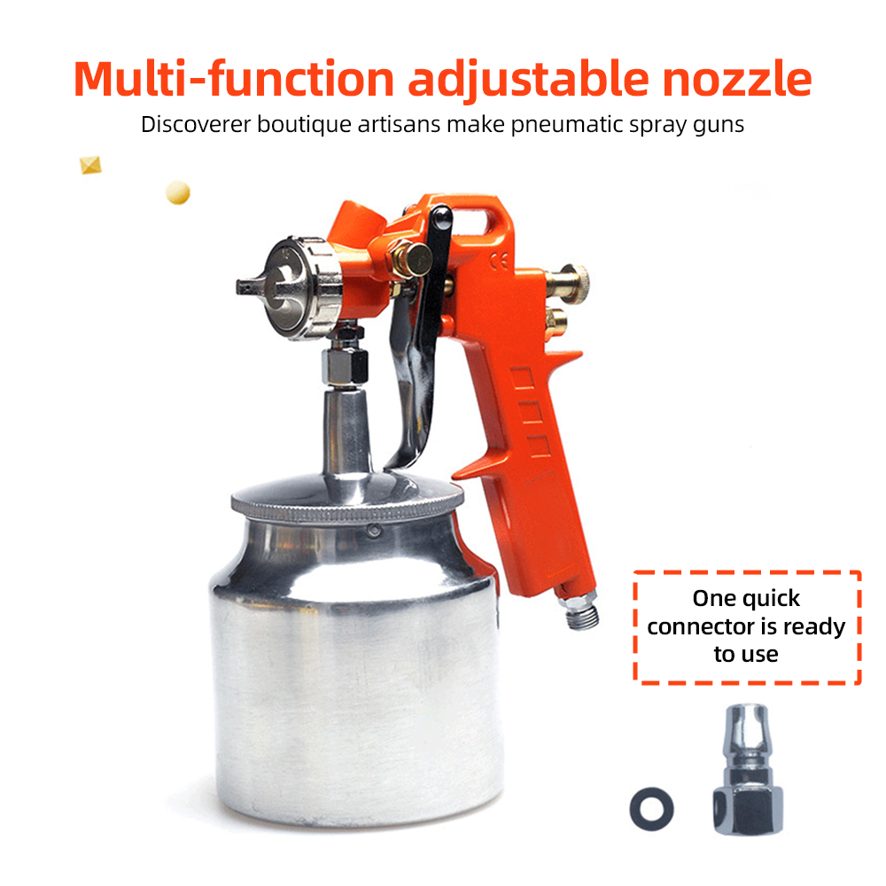 Universelles, Kabelloses Farbsprühgerät Mit 1,5-mm-kupferdüse Für Heimwerkerprojekte, Innenausbau, Lackierarbeiten, Autolackierung Und Diy-projekte, Inklusive 750-ml-farbbehälter Aus Aluminiumlegierun