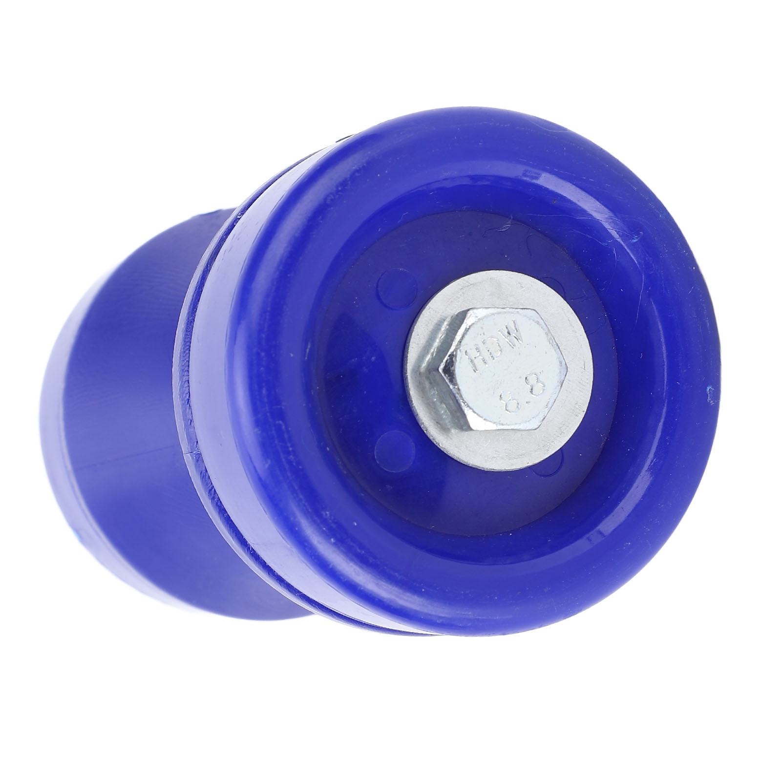 90-mm-bugrolle Für Bootstrailer, Stoßdämpfer, Aufprallschutz, Verschleißfest, Blaue Pvc-stoppglocke