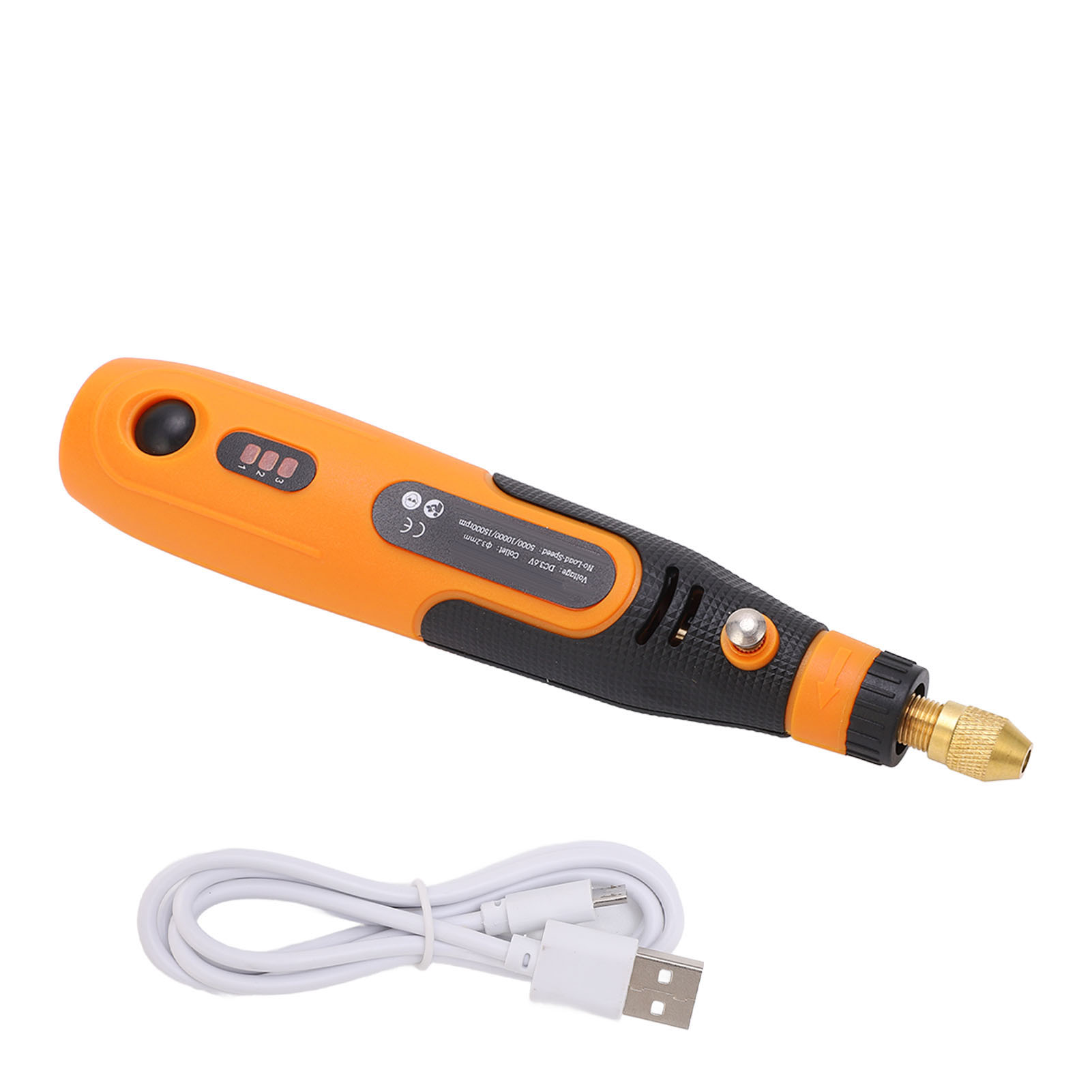 Elektrischer Gravierstift, Kabelloses Rotationswerkzeug, Usb-aufladbar, 3 Geschwindigkeitsstufen, Geräuscharm, Effiziente Gravur