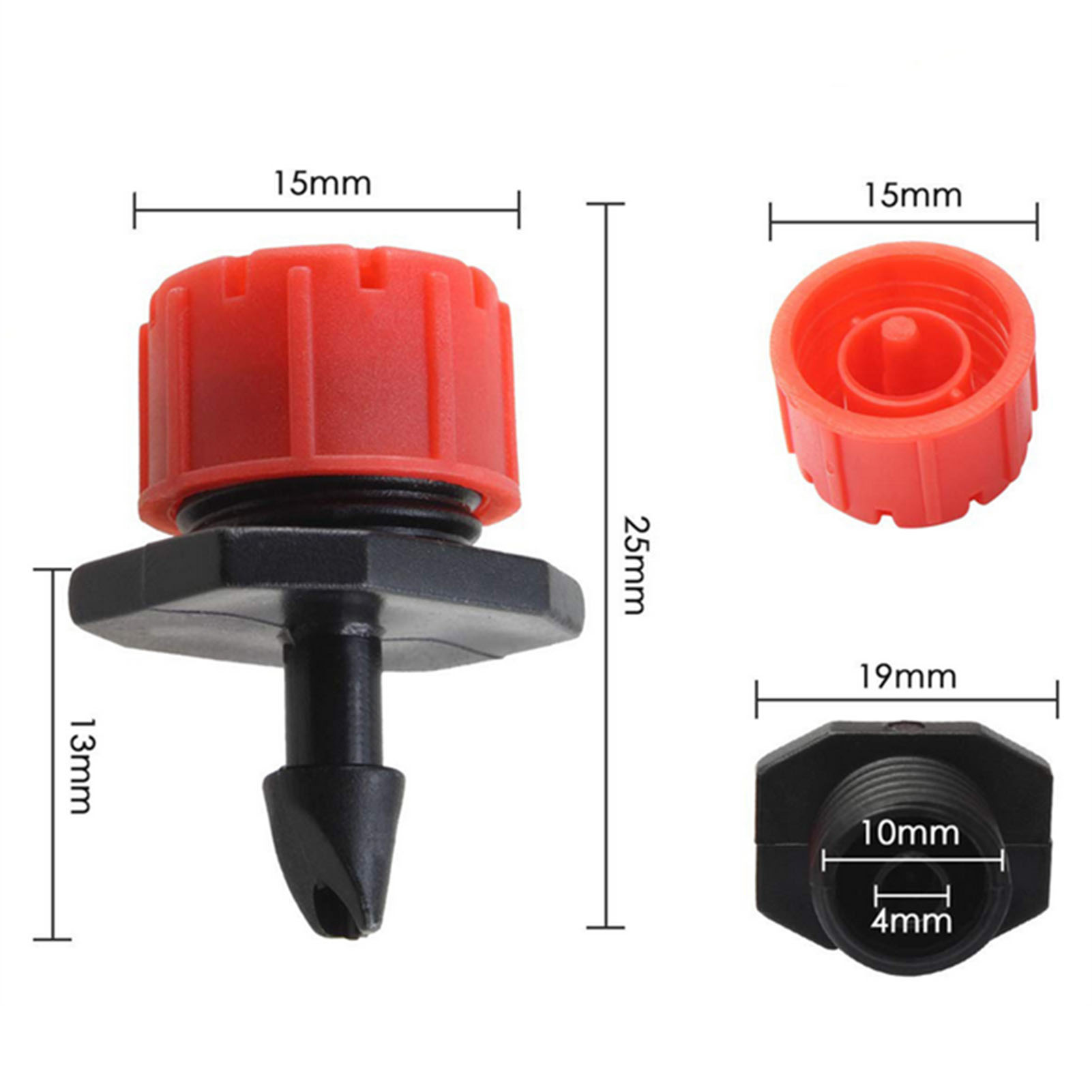 Mikro-tropfer Zur Bewässerung, Packung Mit 100 Stück, Für Die Tropfbewässerung Im Garten.