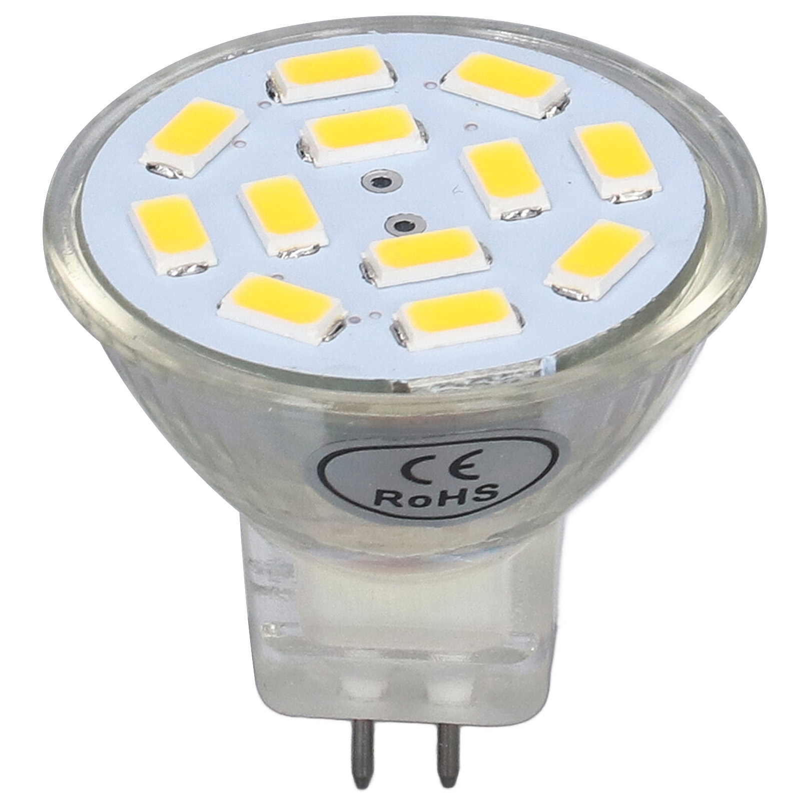 Mr11 12 Led-lampe, 4 W, 400 Lm, Doppelstiftsockel, Gartenstrahler Für Schlafzimmer, Warmweiß, 4er-pack, 12 V Dc