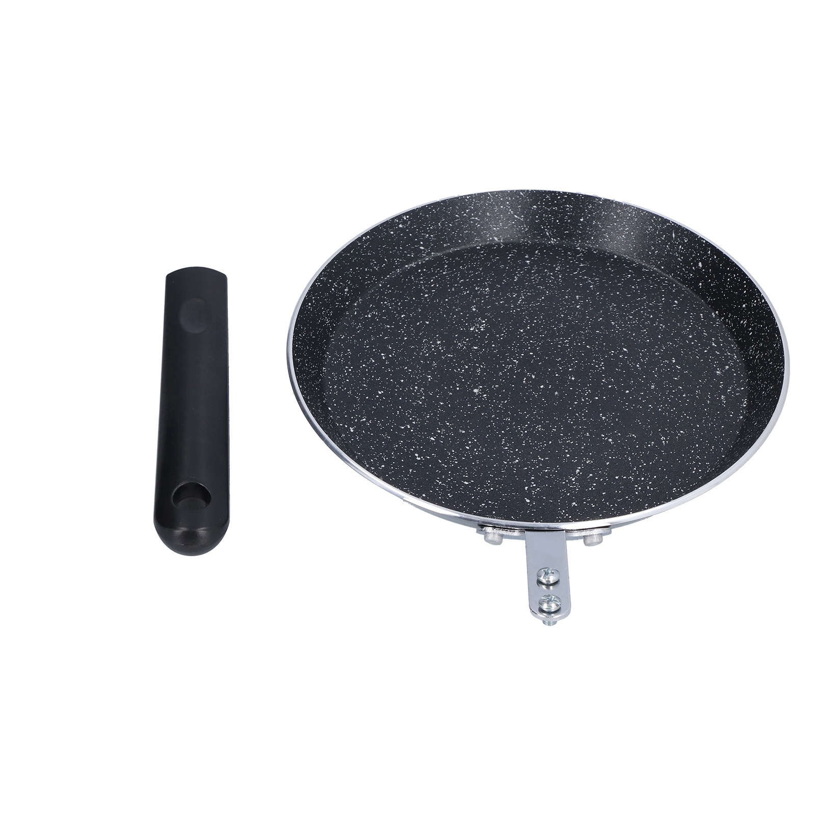 15 Cm Große Bratpfanne Mit Flachem Boden Und Einer Antihaftbeschichteten Steinbeschichtung In Medizinischer Qualität, Geeignet Für Induktionskochfelder