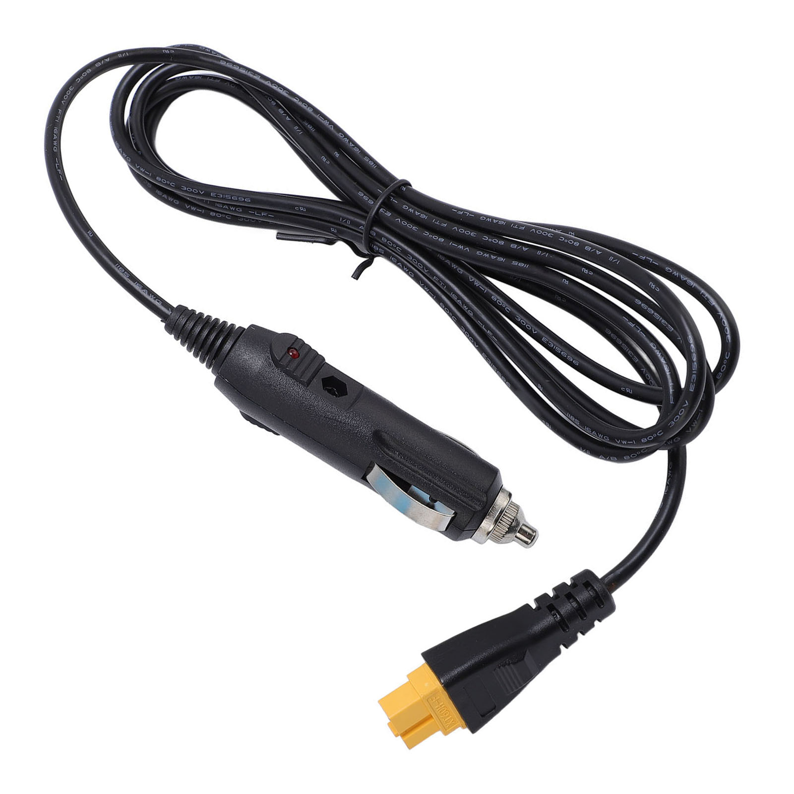 Adapterkabel Von Zigarettenanzünder Auf Xt60-buchse, 300 Cm Lang, 18 Awg-draht, Verlängerungskabel Für 12v/24v-autoladegerät