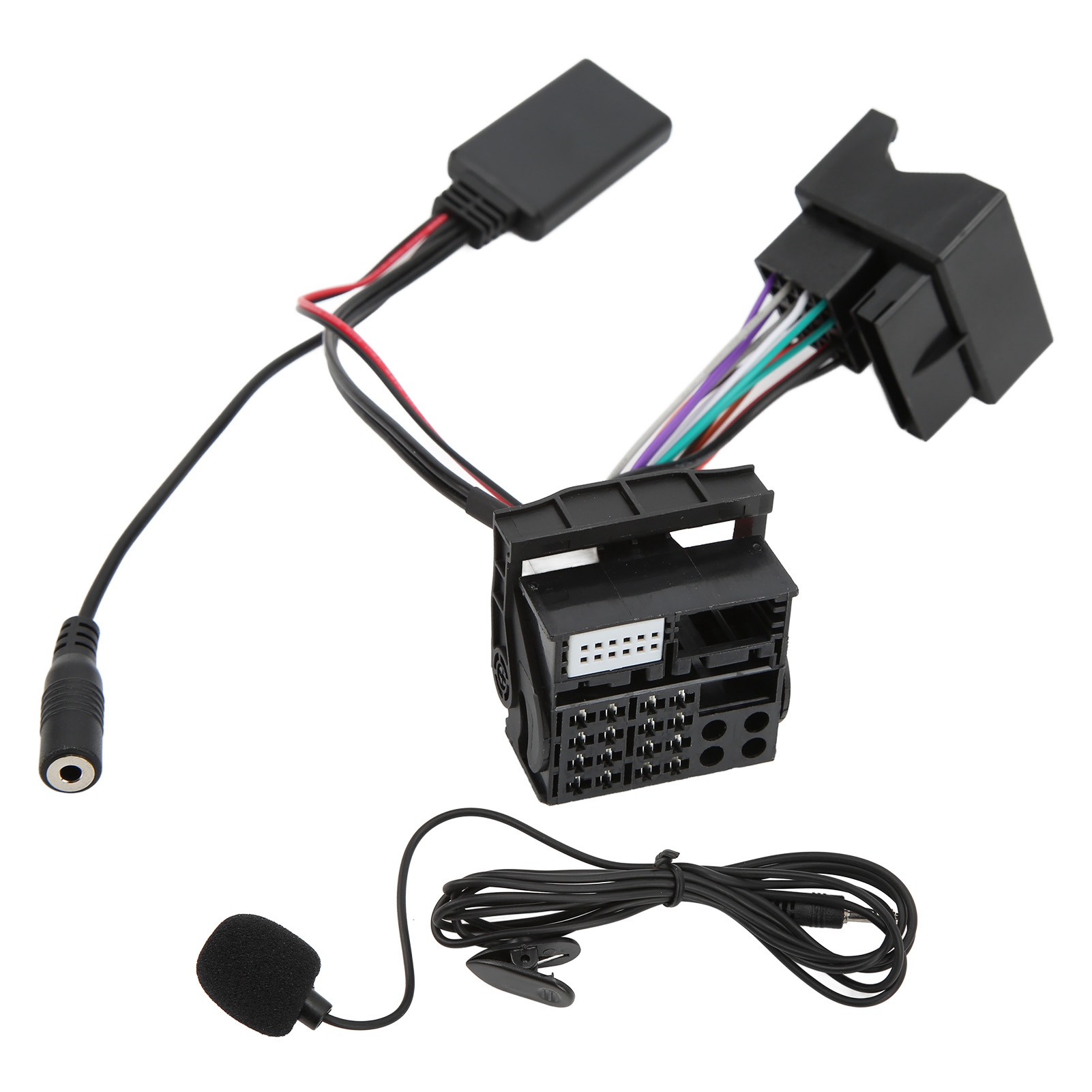 Bluetooth 5.0-aux-audiokabeladapter Mit 12-poligem Stecker, Ersatz-freisprechmikrofon Für 207, 307, 407 Und 308