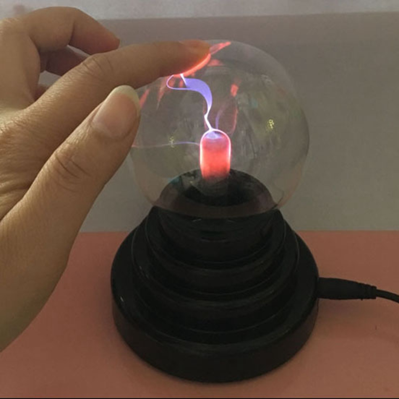 7,6 Cm (3 Zoll) Große Magische Plasmakugellampe Mit Touch-funktion, Für Partydekorationen Und Wohnaccessoires
