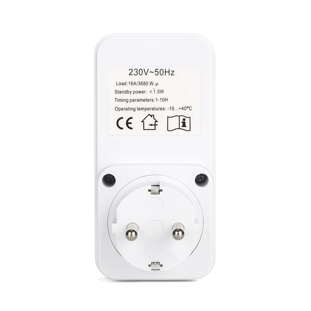 1-10-stunden-timer, Netzstecker, Intelligente Zeiteinstellung, Steuerschalter, Energiesparausgang, 230 V Wechselstrom