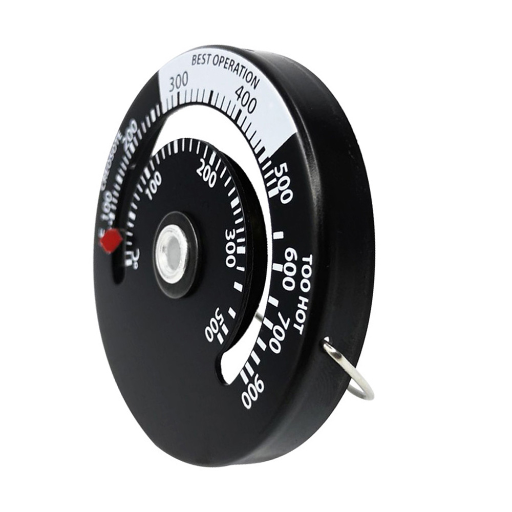 Magnetisches Thermometer Für Holzöfen, Kaminventilatoren Mit Sonde, Thermometer Für Haushaltsgrills, Hohe Empfindlichkeit