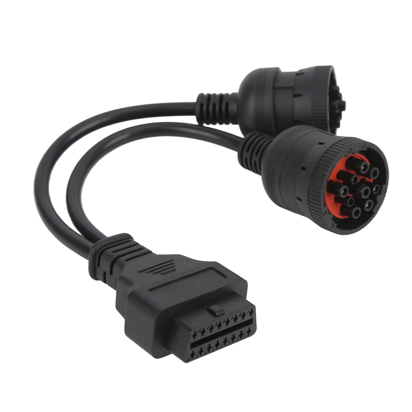 J1708 6-poliges Weibliches Adapterkabel J1939 9 Auf Obd2 16 Für Diagnosezwecke, Vorgesehen Für Lkw, Busse Und Schwere Anhänger.