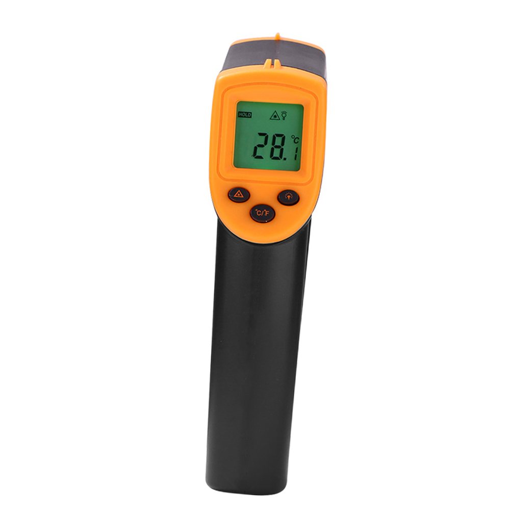 Hw600 Berührungsloses, Tragbares Infrarot-thermometer, Lcd-bildschirm, Digitales Industrielles Ir-laserpyrometer, -50 Bis 600 °c / -58 Bis 1122 °f (nicht Für Den Menschlichen Gebrauch Geeignet), Batte