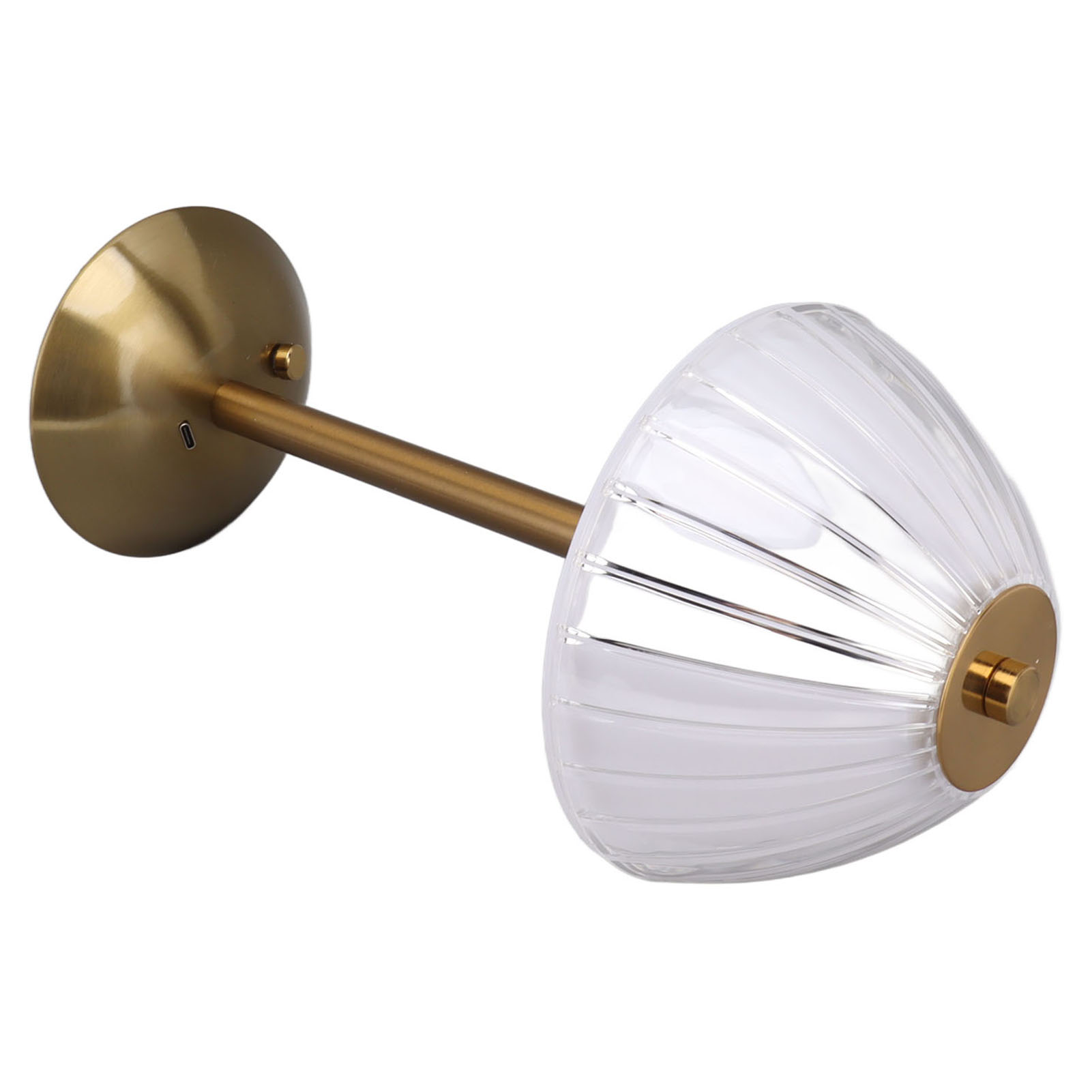 Industrielle Led-tischleuchte, Usb-aufladbar, Rustikaler Stil, Stufenlos Einstellbare Helligkeit, Ideales Nachtlicht Für Restaurant, Bar Oder Café.