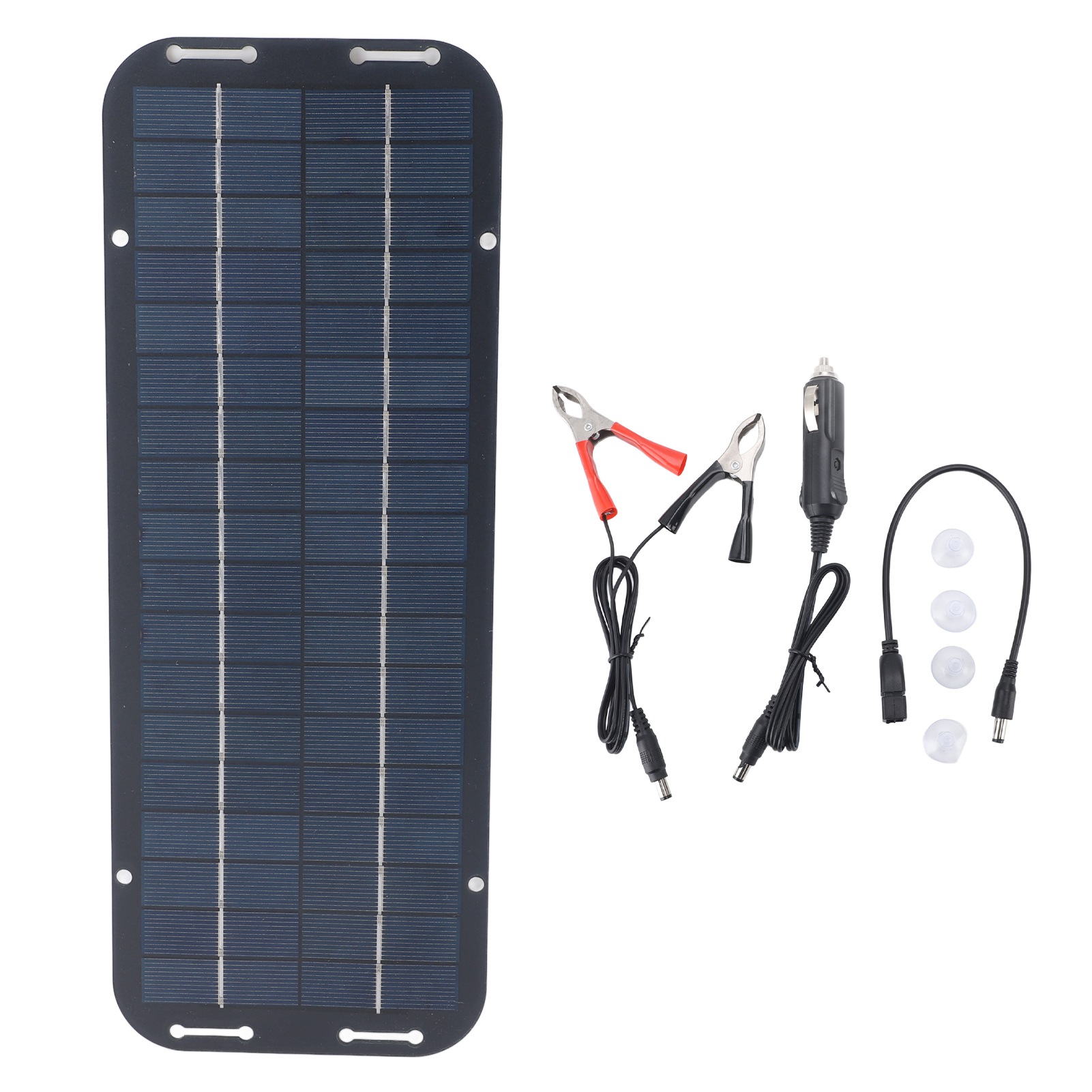 Tragbares 12v 5w Solarpanel, Hocheffiziente Umwandlung, Kompaktes Und Umweltfreundliches Outdoor-ladegerät Für Wohnmobile Und Motorräder