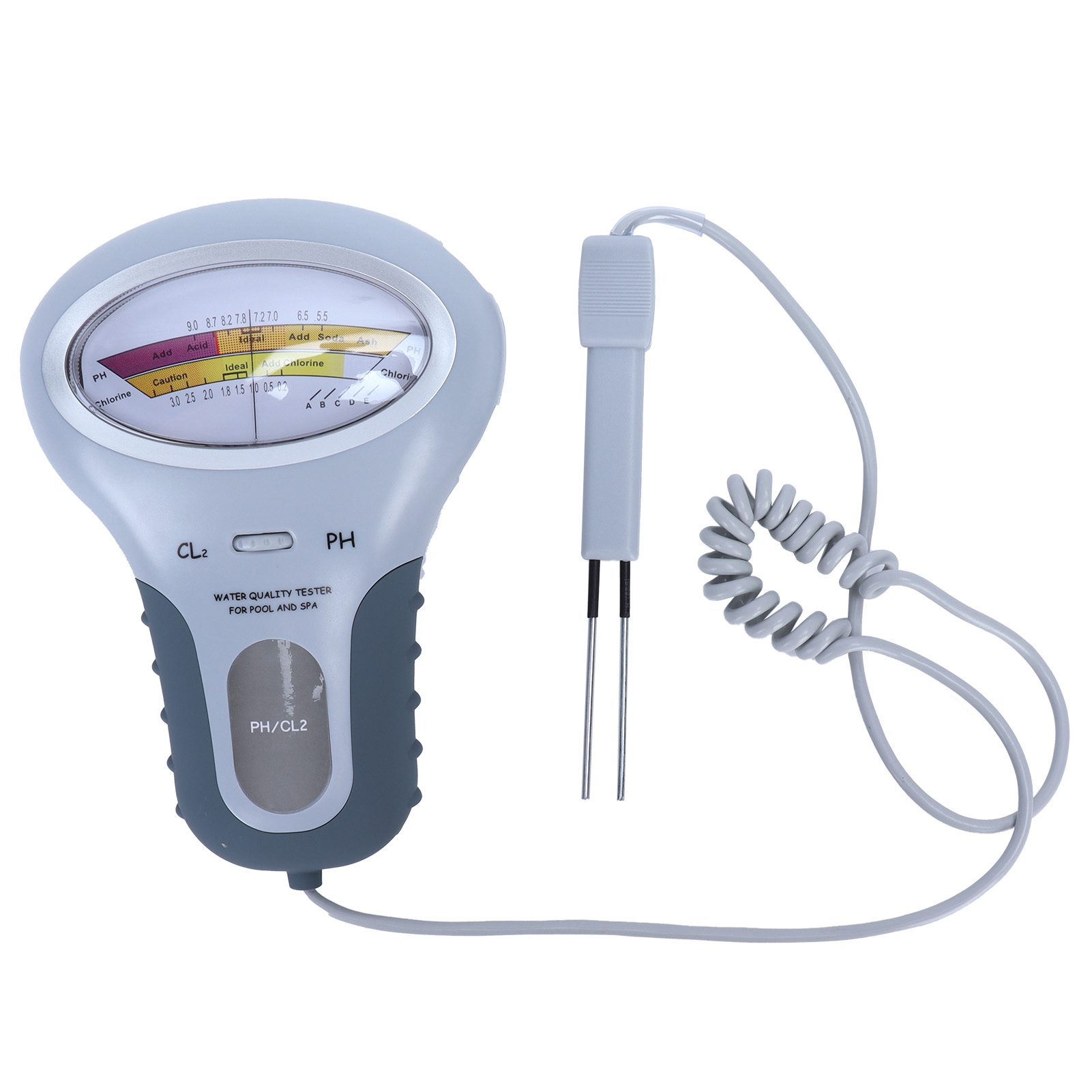 Tragbares 2-in-1-wasserqualitäts- Und Chlorgehaltsmessgerät (cl2) Für Schwimmbäder Und Whirlpools