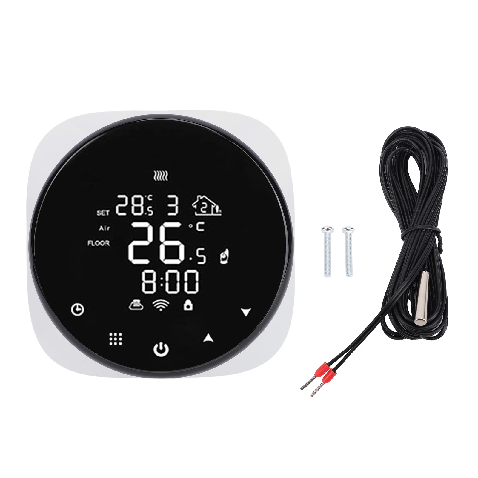 Fußbodenheizung, Intelligenter Thermostat, Smartphone-fernbedienung, Wandmontiertes Wlan Für Flächenheizung