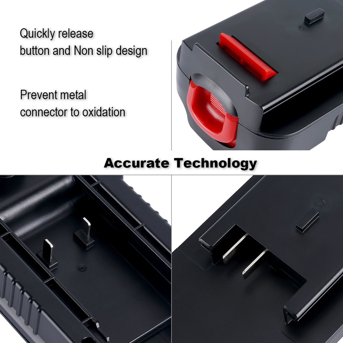 Hpa1820 20v Max Auf 18v Adapter, Ersatzakku Für Black & Decker Und Stanley Porter, Kabelkonverter Oder Lithium-ionen-mh-ni-akku