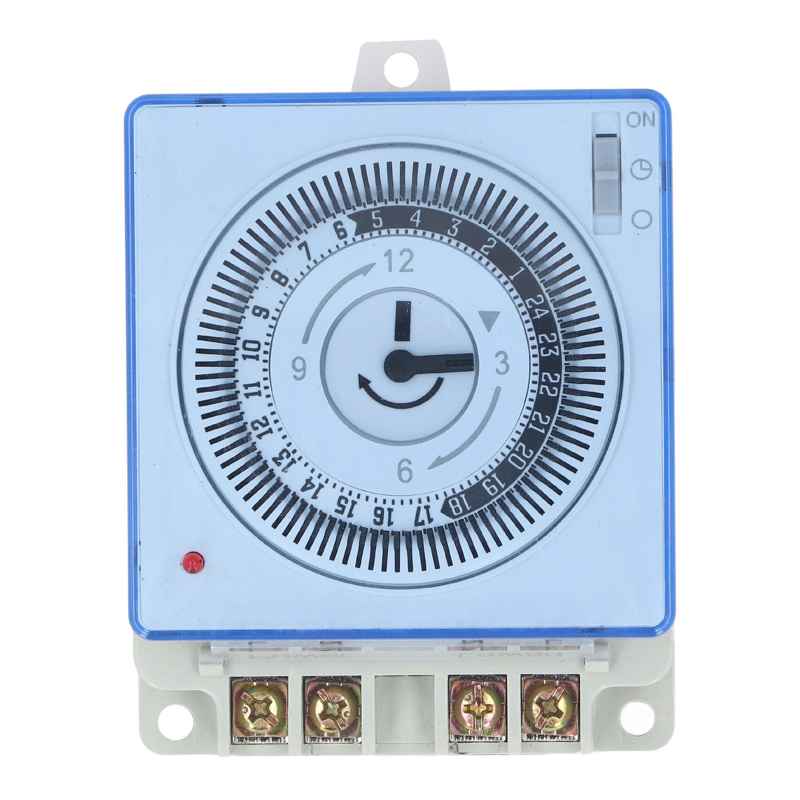 Mechanischer 24-stunden-timer Mit Automatischer Abschaltung Und Schnellanschluss Für Beleuchtung.