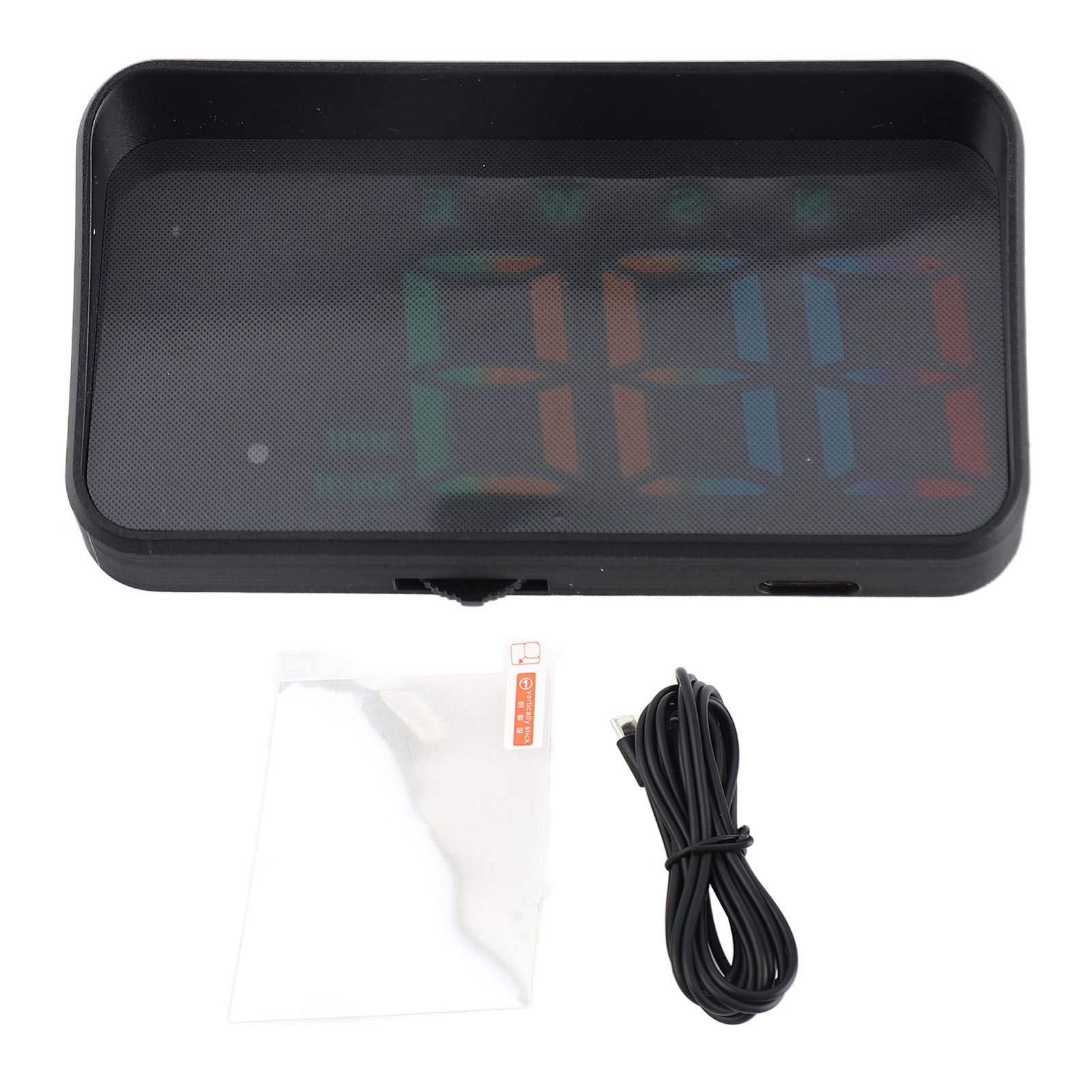 Gps-geschwindigkeitsanzeigesystem Für Die Windschutzscheibe Mit Hochauflösendem Head-up-display (hud), Geschwindigkeitswarnung, Km/h/mph-anzeige, Einfache Installation (plug And Play).
