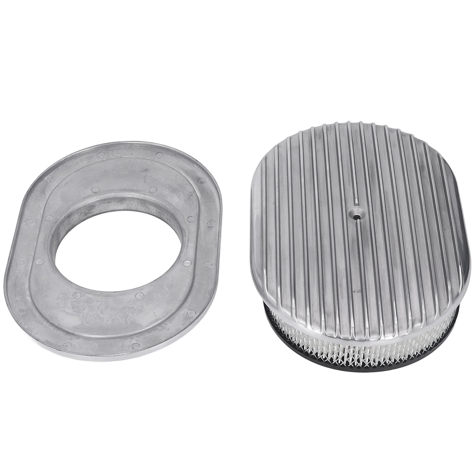12-zoll-ovalluftfilter Aus Aluminiumlegierung, Ersatzteil Für Chevy Hot Rod