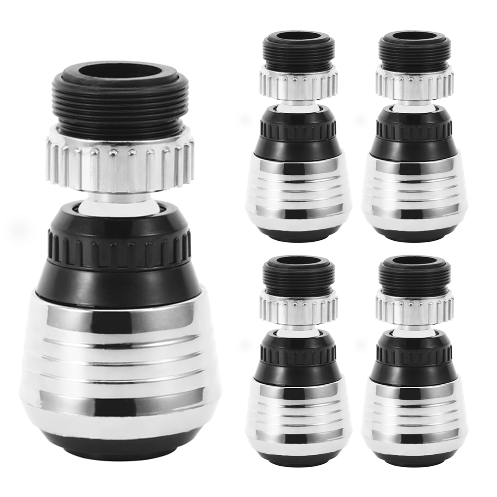 360° Drehbarer Auslaufhahn, 0,3-luftsprudlerfilter, Küchen-luftsprudler-sprühkopf, 5er-set