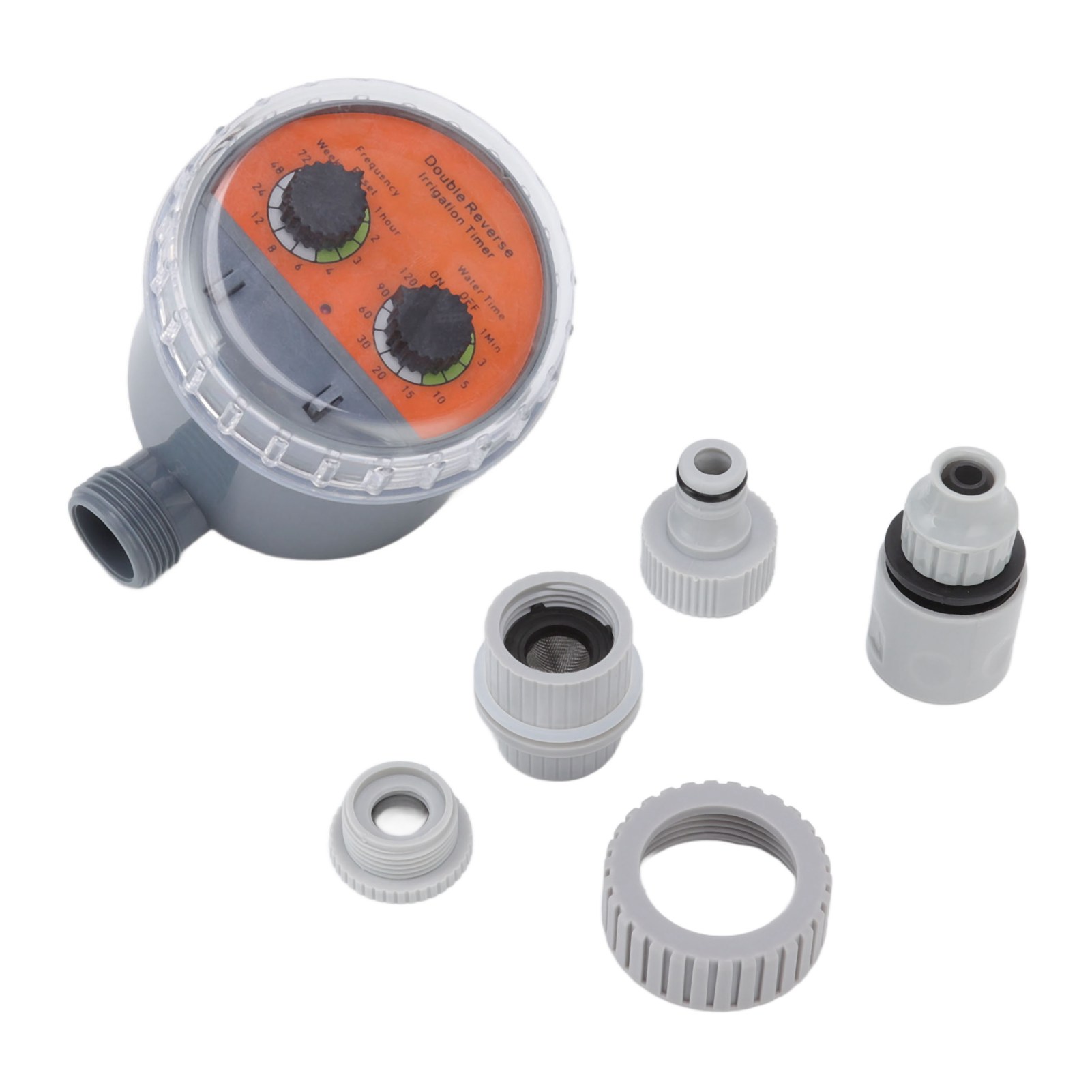 Bewässerungsuhr Mit Doppelkugelventil, Wasserdicht (ip67), Automatisch, Drucklos, Für Innenhöfe Und Balkone