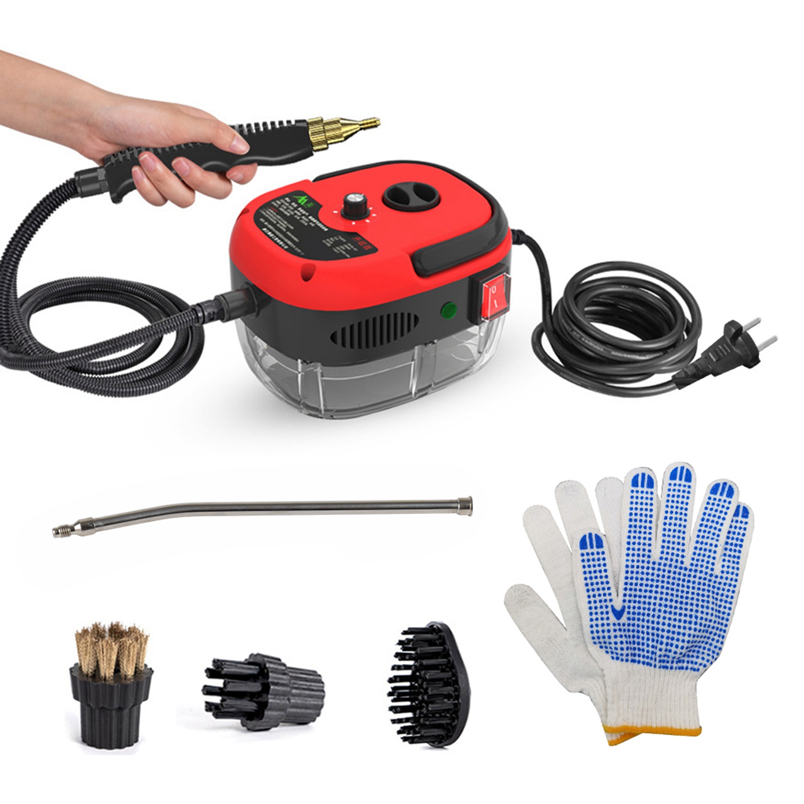 Leistungsstarker, Tragbarer 1500-watt-dampfreiniger Mit 6 Einstellbaren Geschwindigkeitsstufen, Ideal Für Küchenkühlschränke.