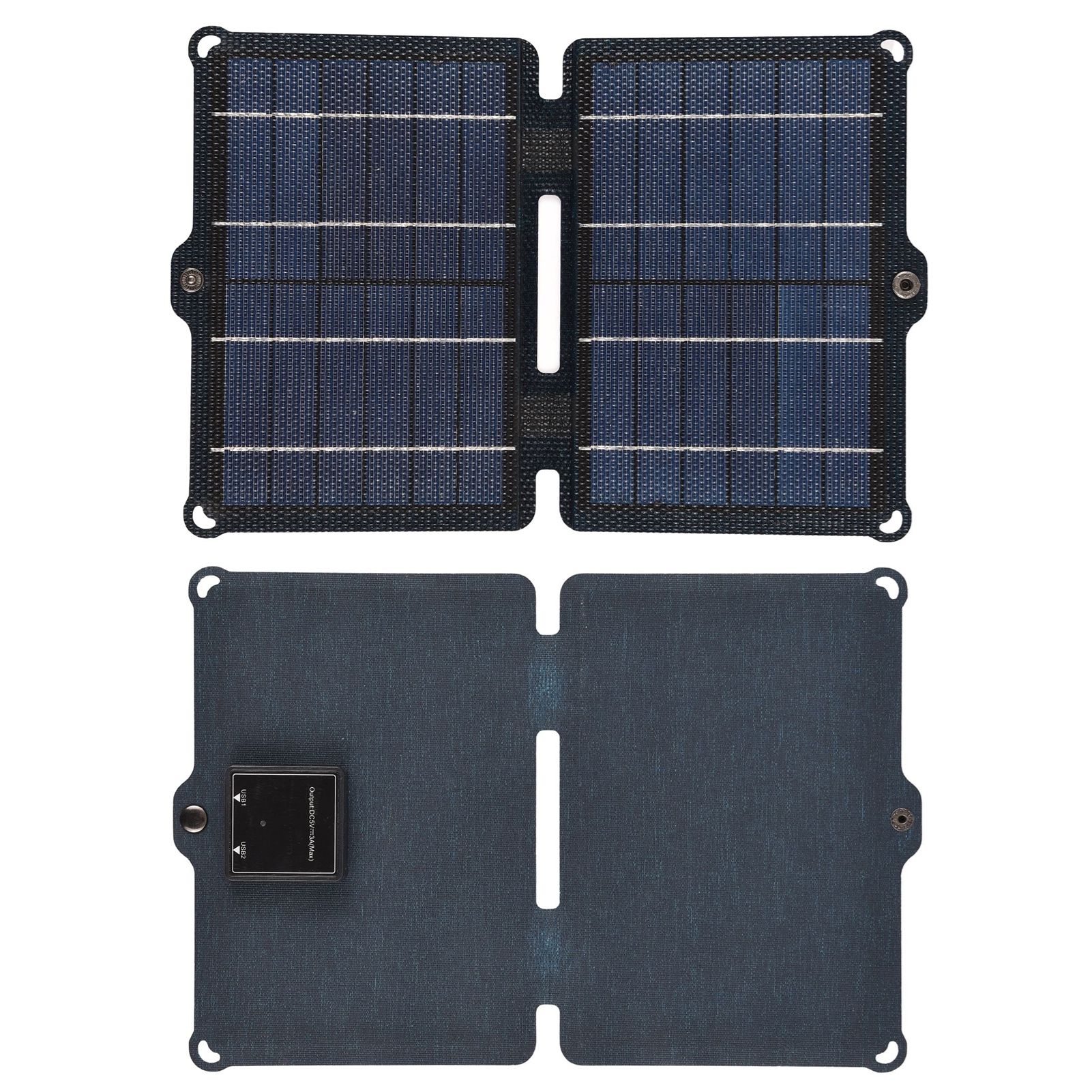 8w 5v Faltbares Solarpanel, Mini-polykristallin-silikon-ladegerät, Hocheffizientes Tragbares Modul Mit Zwei Usb-ausgängen