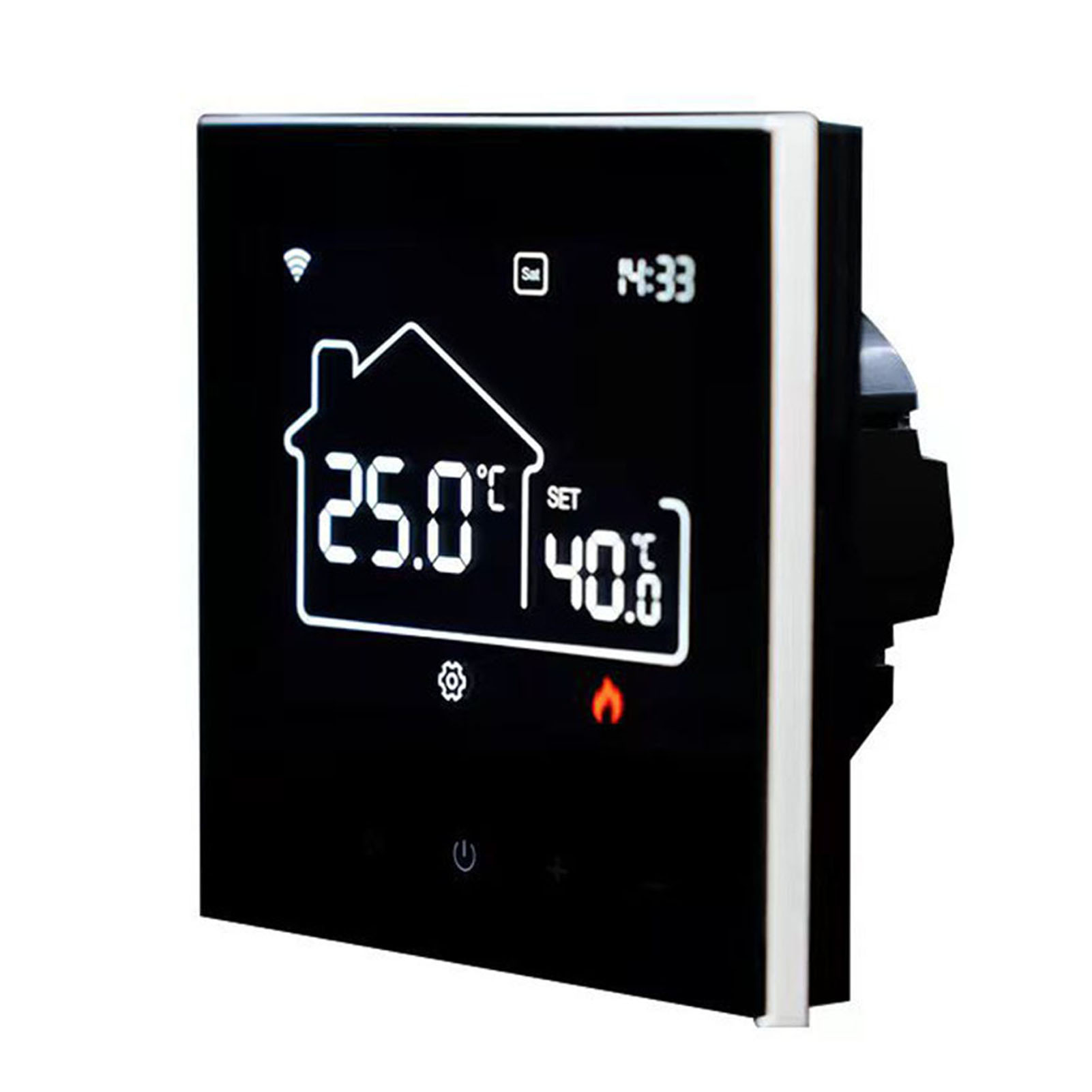 Tuya Wifi-thermostat Für Zentrale Klimaanlagen Und Fußbodenheizungen In Innenräumen All-in-one-temperaturregler Mit Digitalanzeige Und Intelligenter Mobiler App.