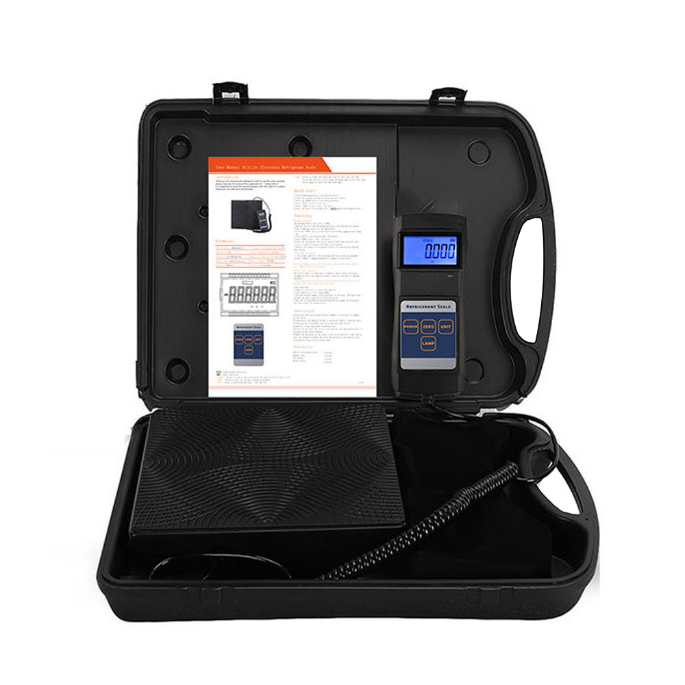 Präzisionswaage Für Kühlgut Bis 90 Kg, Hochpräzise Elektronische Waage Für Klimaanlagen, Hintergrundbeleuchtetes Digitales Lcd-display, Schutzart Ip68 (wasserdicht).