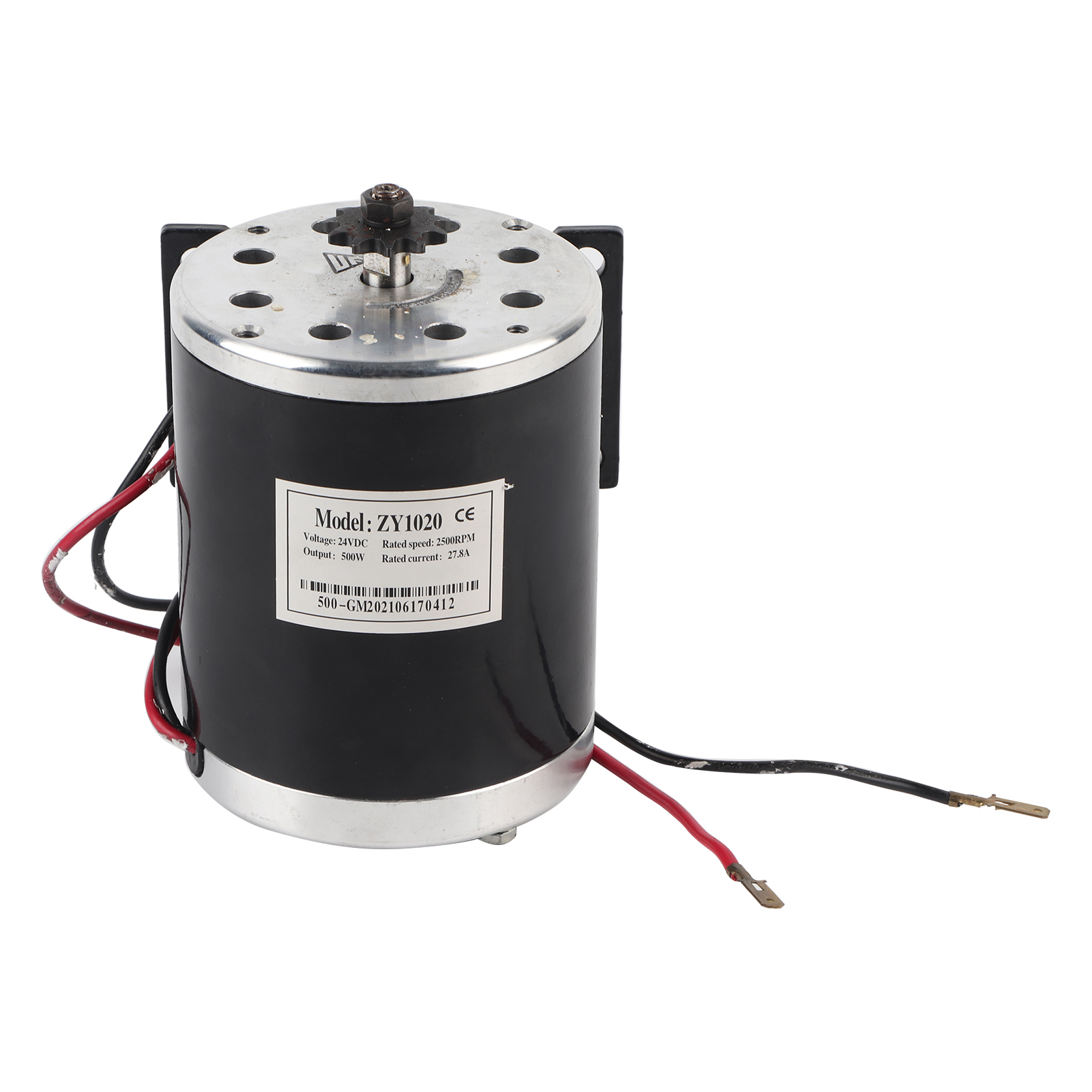 500w Gleichstrom-24v-bürstenmotor Mit Halterung Für Roller, Fahrrad, Go-kart