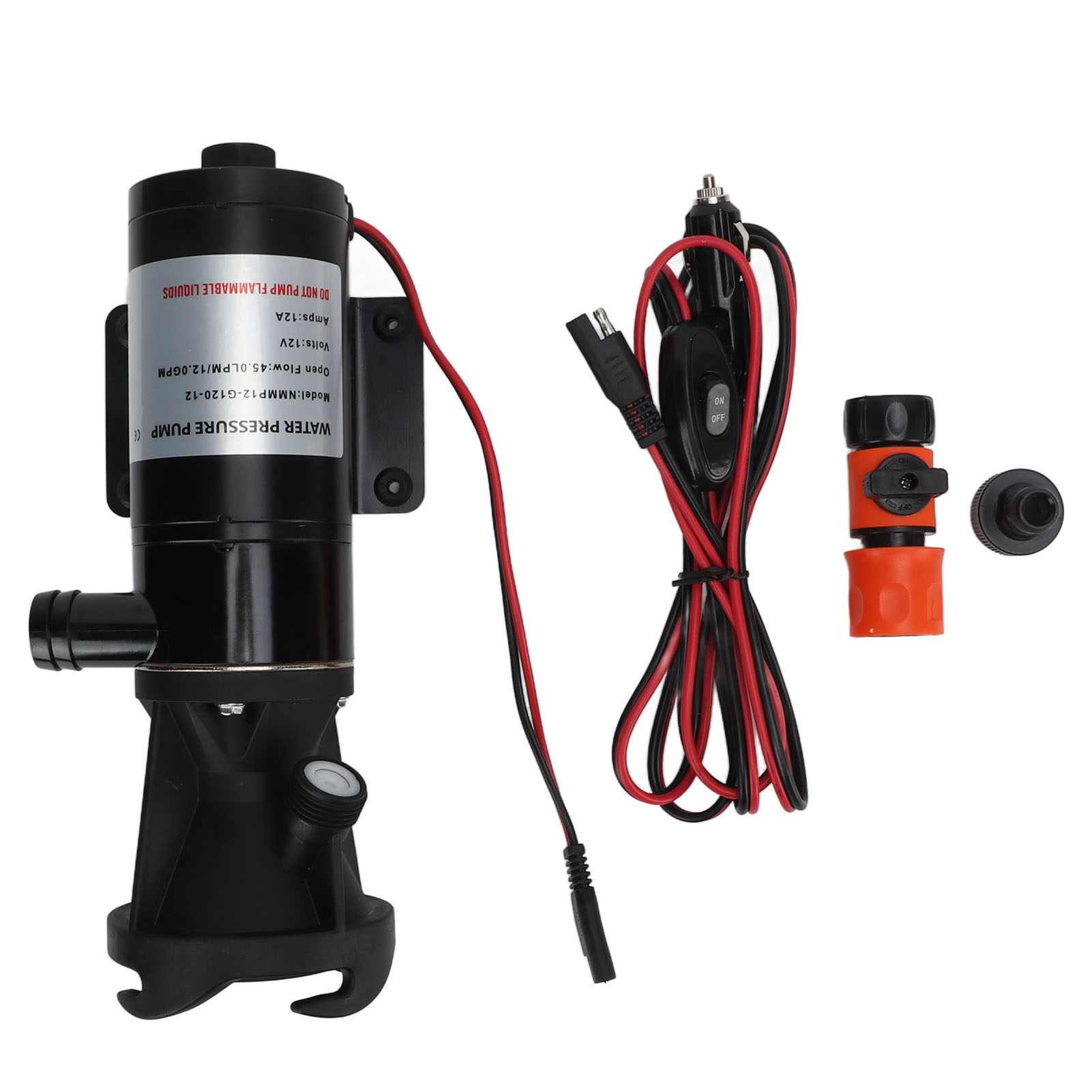 Abwasserpumpe Für Wohnmobil-zerhacker, 12 V, 45 L/min, 3-zoll-einlass, 1-zoll-auslass, Für Boote, Wohnwagen, Toiletten, Abwasserkanäle