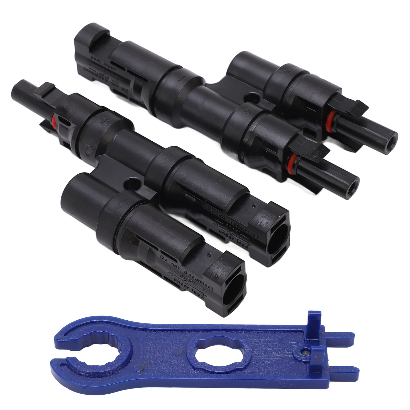 Packung Mit 2 Wasserdichten Solarsteckern, 1 Auf 2 Stecker/buchse, T 1500 V Dc 50 A